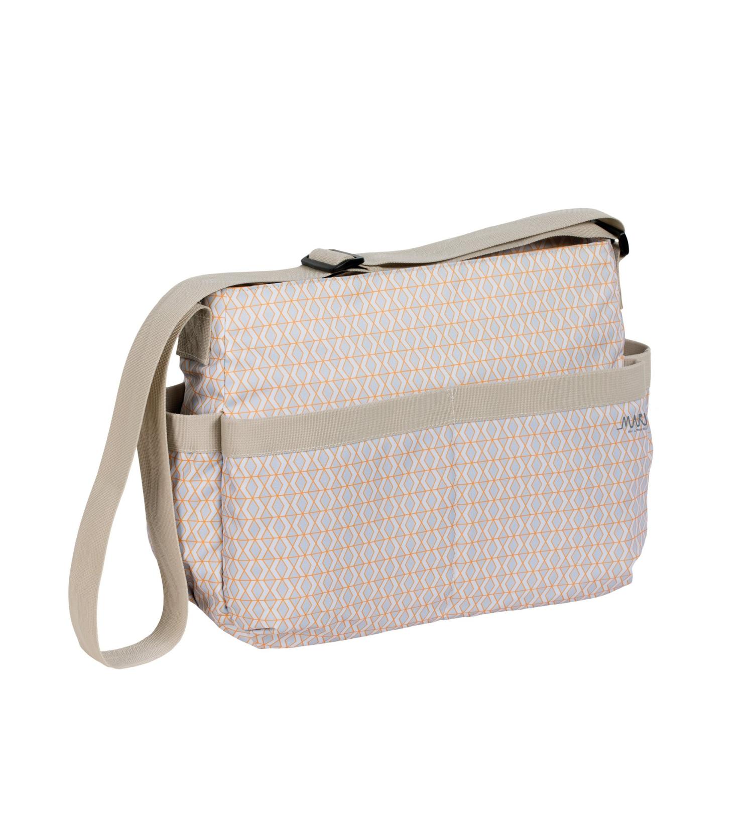 MARV by L SSIG Stylish Baby Diaper Bag | Beige Shoulder Bag with Changing Accessories for Moms - Buy Online on GoSupps.com