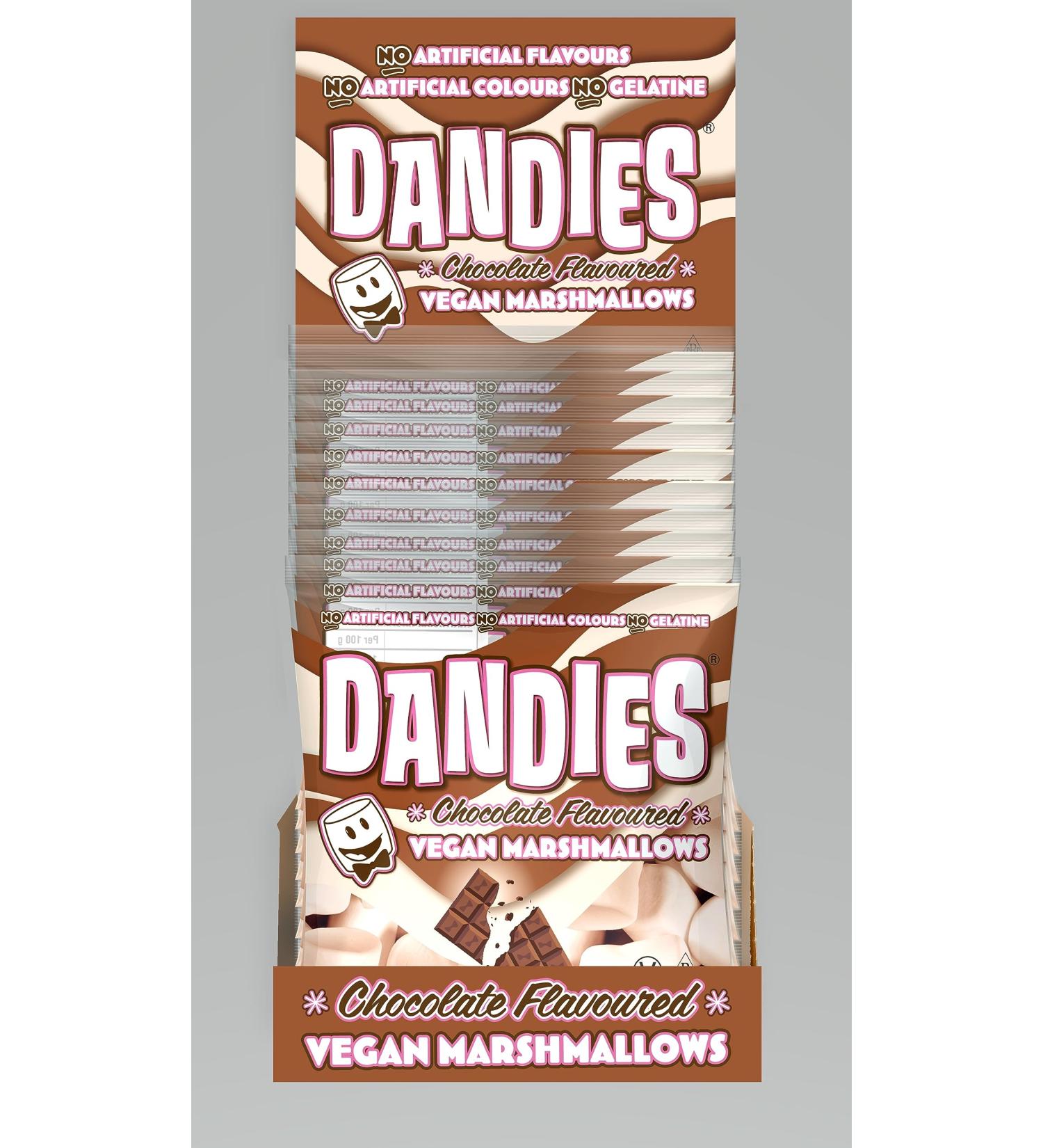 Dandies - Chocolate Flavoured Mini Vegan Marshmallows 20 x 105g