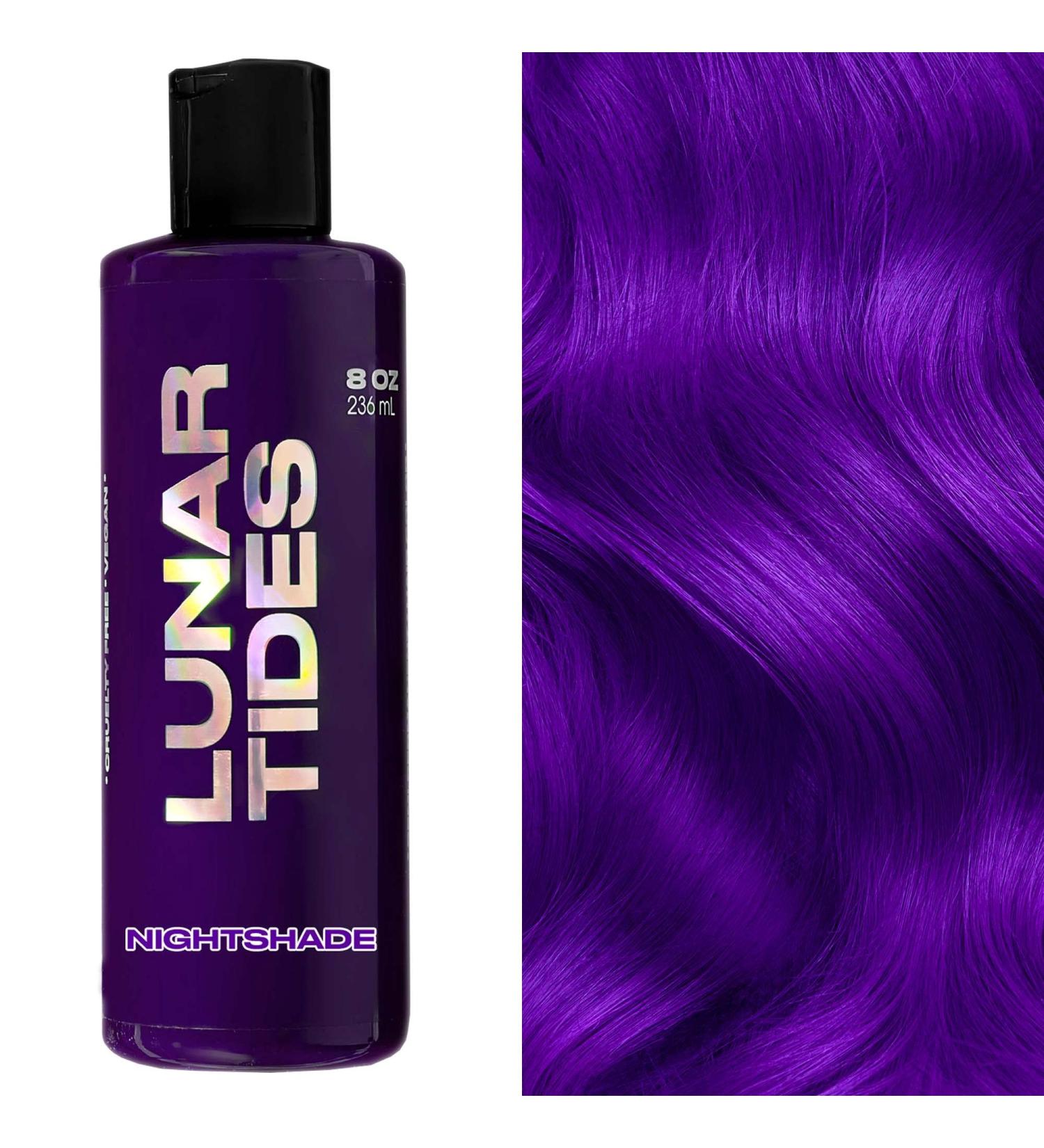 Lunar Tides Semi-Permanent Hair Color in Nightshade - 8 fl. oz. | 43 Colors | Pack of 1 - Buy Online on GoSupps.com