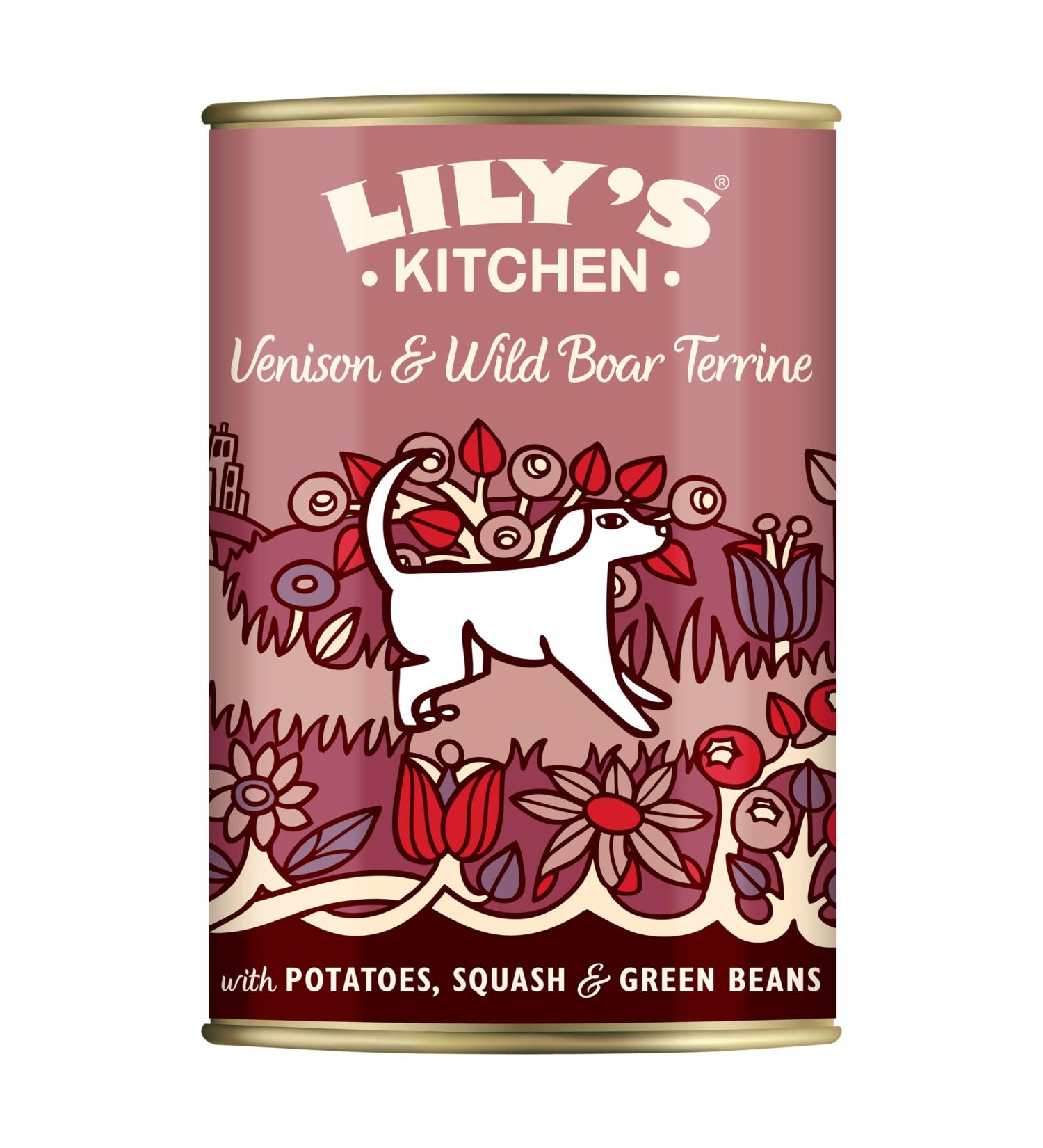 Lily's Kitchen Natural Wet Dog Food - Grain-Free Wild Meat & Wild Boar P t (6 x 400g) - Premium Adult Dog Nutrition - Buy Online on GoSupps.com