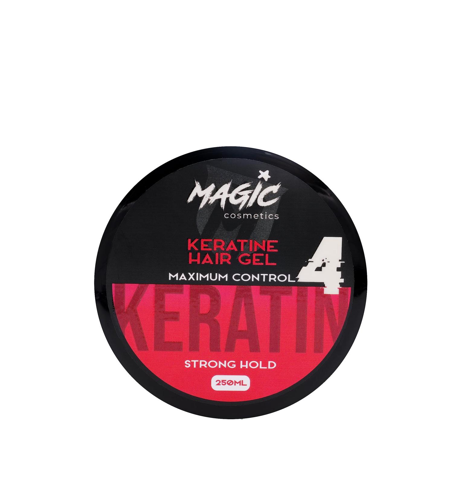 Magic Cosmeics Hair Styling Gel | Maximum Edge Control & All Day Hold | Keratine Formula | 250ml | For Men & Women | Afro Hair Styling - Buy Online on GoSupps.com