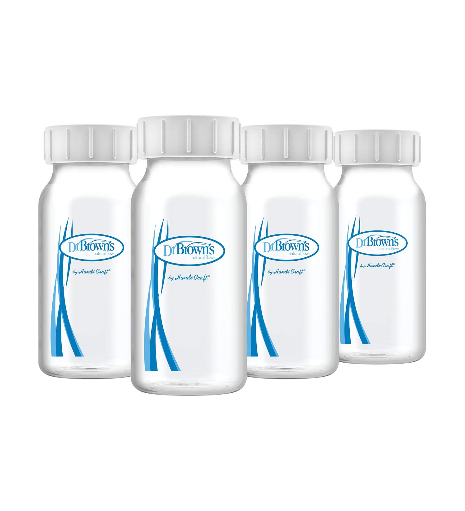 Dr. Brown's 4oz Breastmilk Storage Bottles - Pack of 4 - Buy Online on GoSupps.com