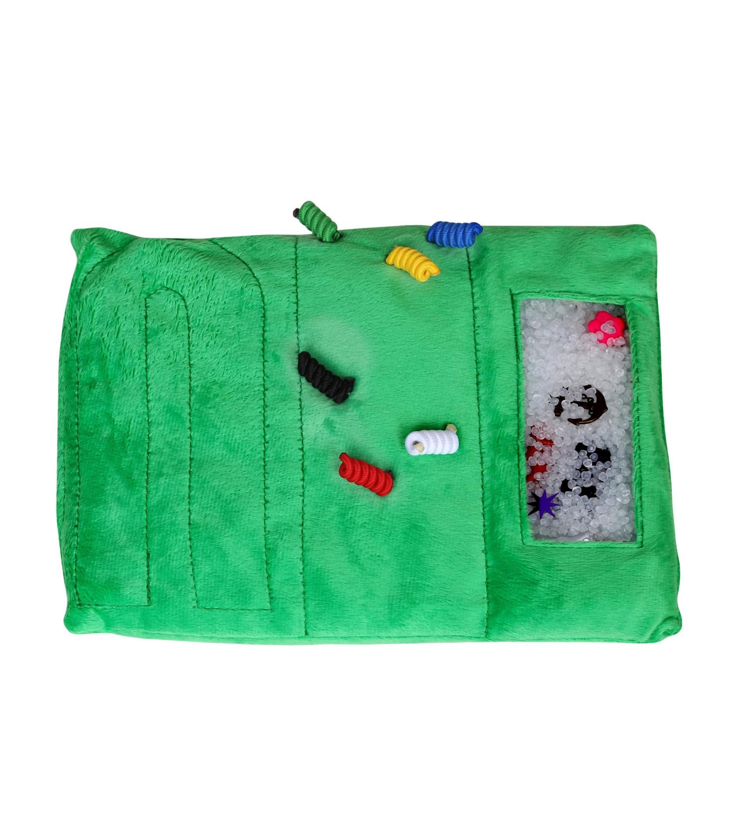 Weighted Sensory Fidget Lap Pad - Fun & Function Busy Fingers - Ideal for Kids Adults & Seniors - Activity Mat for Calm & Focus - Buy Online on GoSupps.com