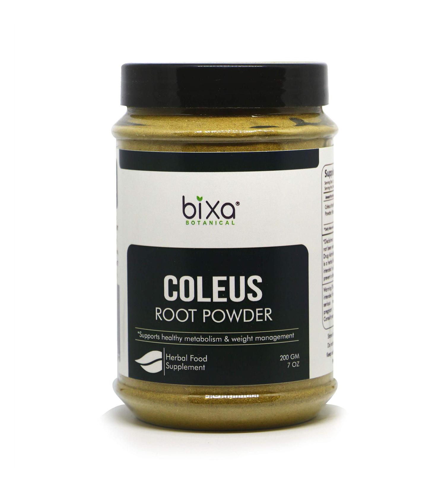 Bixa BOTANICAL Coleus Root Powder (Coleus forskohlii) 7 Oz - Supports Healthy Metabolism & Weight Management - Buy Online on GoSupps.com