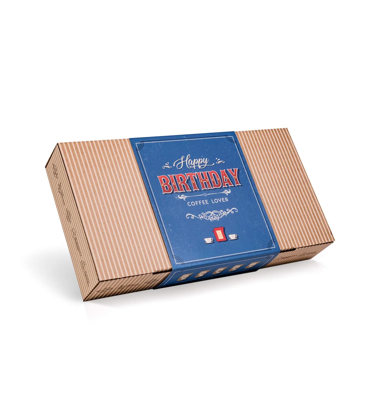 Gourmet Birthday Coffee Gift Set - 10 Finest Single Estate Specialty & Organic Coffees for Men & Women | Hamper Style Letterbox Gift Idea - Buy Online on GoSupps.com