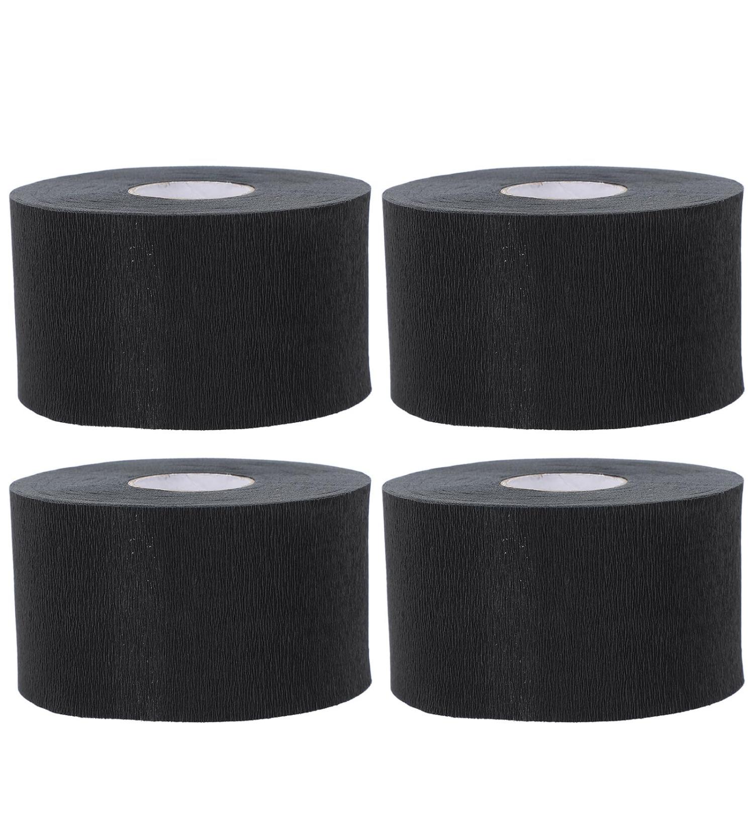 Gatuida Bandes de Cou Jetables Noires pour Salon de Coiffure Papier Couvrant le Cou Extensible Auto-Adh sif 100 Pi ces Protection Professionnelle pour Coupe Coloration et Soins - Buy Online on GoSupps.com