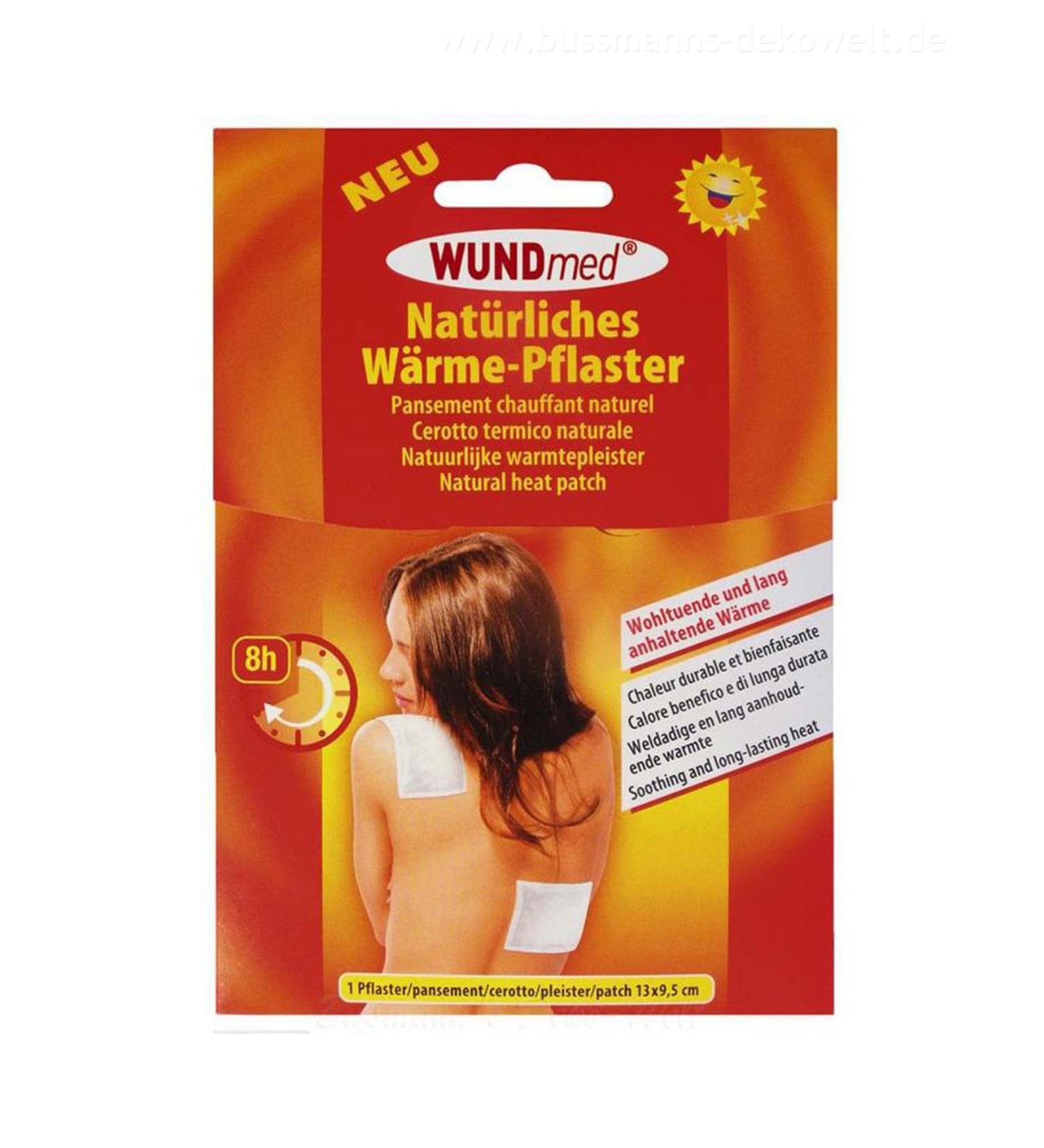 24 x Wundmed heat patches pain patches heat pad 13cm x 9.5cm