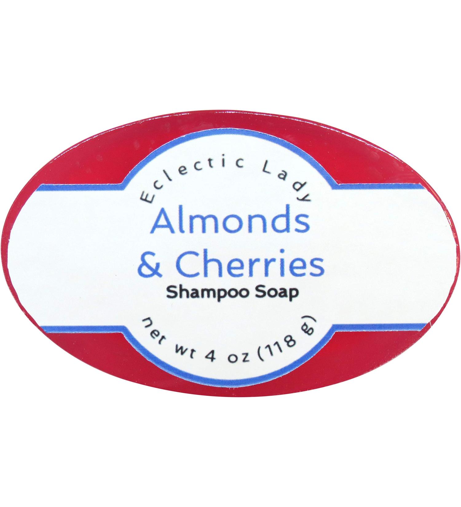 Eclectic Lady Almonds and Cherries Shampoo Soap Bar | Pure Argan Oil Silk & Honey Protein - 4 oz - Buy Online on GoSupps.com