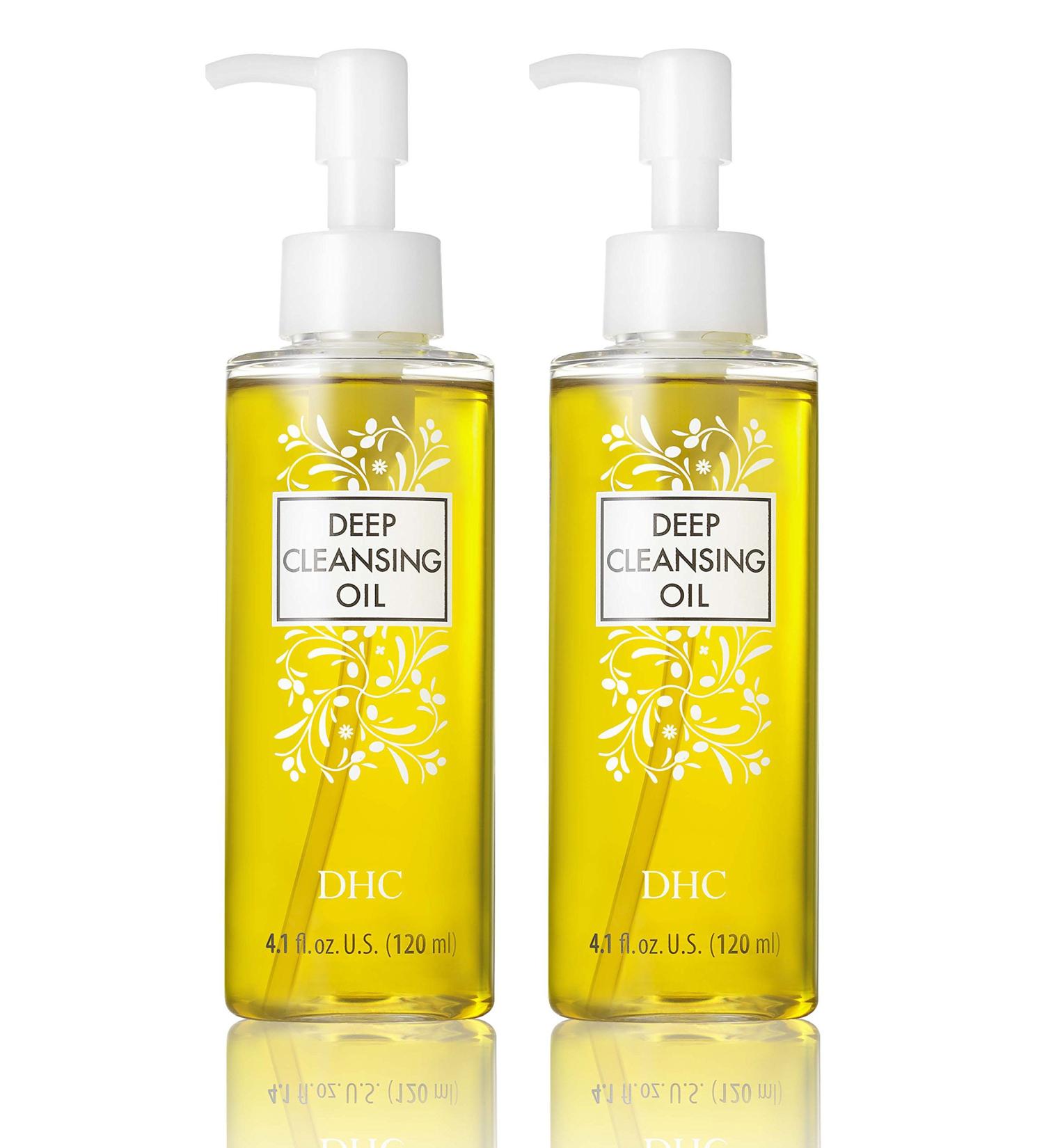 DHC Deep Cleansing Oil Medium 2 Pack - Makeup Remover for All Skin Types - 4.1 fl. oz - Buy Online on GoSupps.com