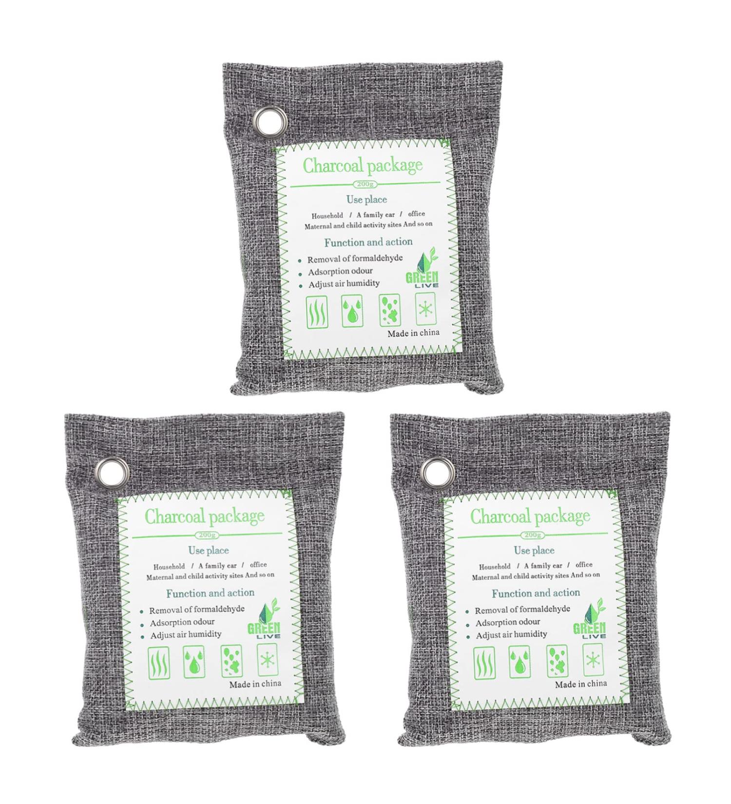 Beavorty 3-Pack Car Air Purifier Bags | Activated Carbon Odor Absorbers for Car & Cooler Bag - Buy Online on GoSupps.com