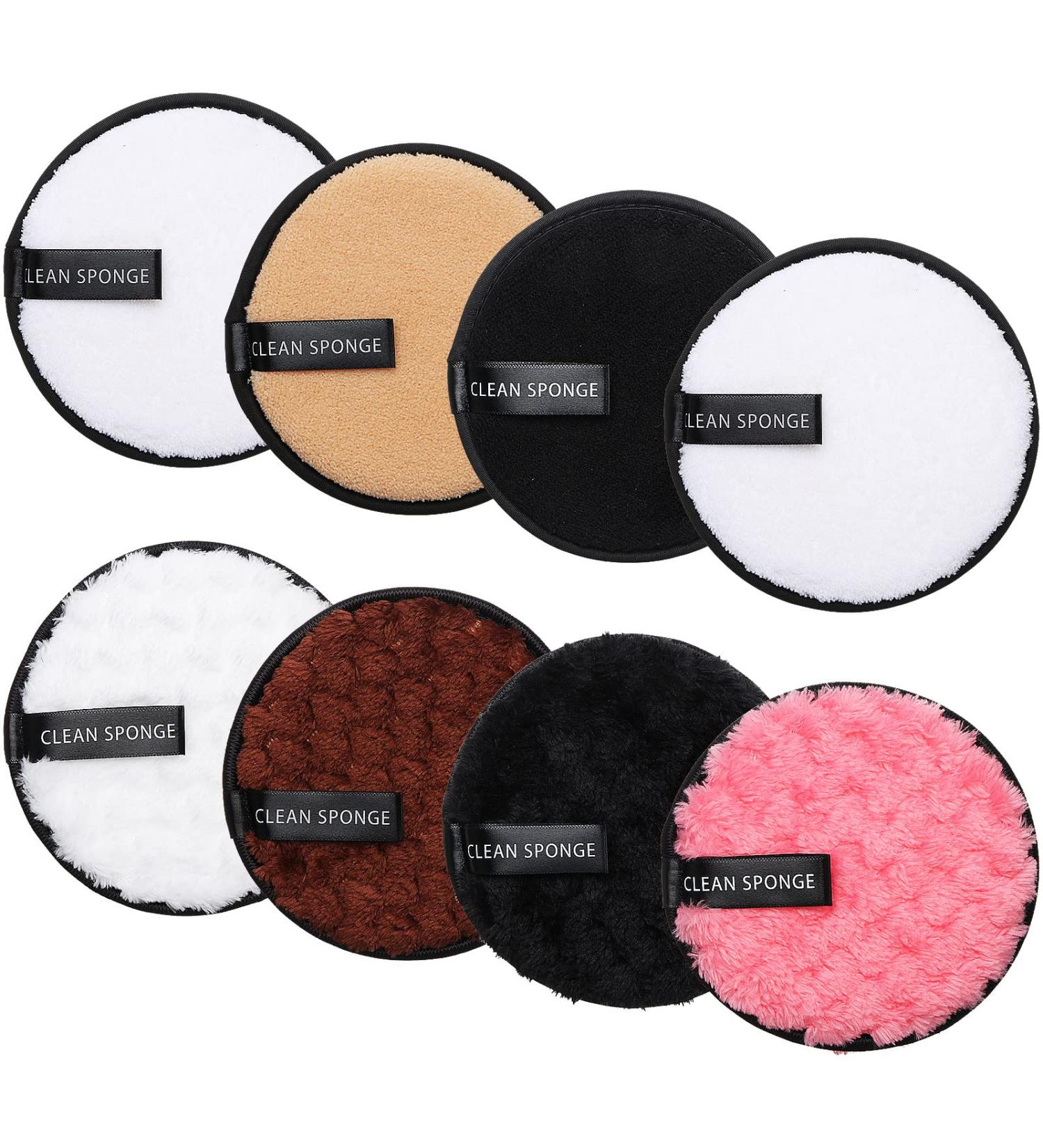 Homo Trends Set of 8 Reusable Makeup Remover Pads Double-Sided (4 Pineapple Pattern Pads 4 Round) - Buy Online on GoSupps.com