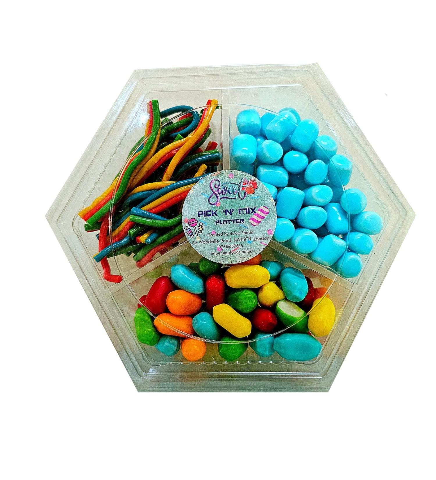 Rulop Sweets Gift Platter Pick and Mix Sweet Gift Hamper Platter - Perfect for a Buffet Party Gift for Him or Her. (Small) - Buy Online on GoSupps.com