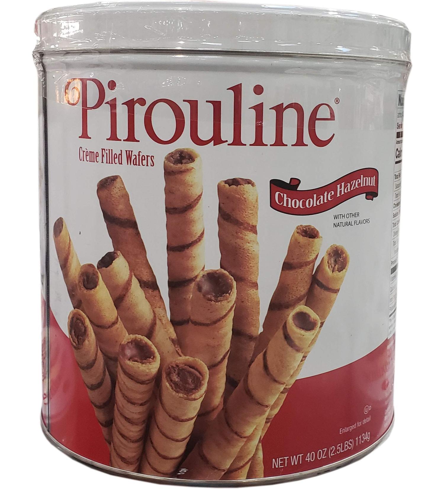 Pirouline Crme Filled Wafers Chocolate Hazelnut, 40 oz