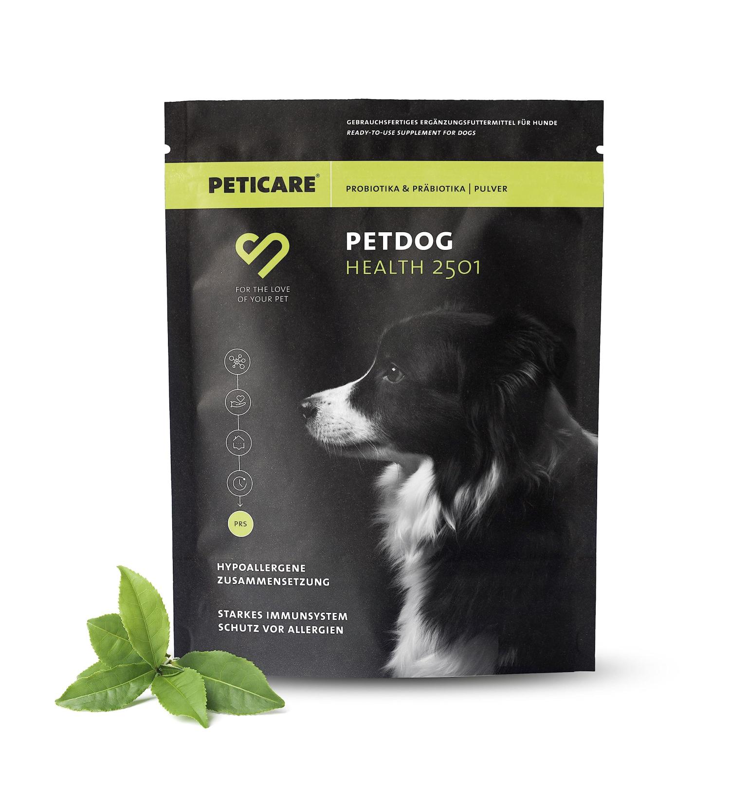 Peticare Probiotics & Prebiotics Powder for Dogs | Immune Support & Gut Health | Natural Supplement 1000g - Petdog Health - Buy Online on GoSupps.com