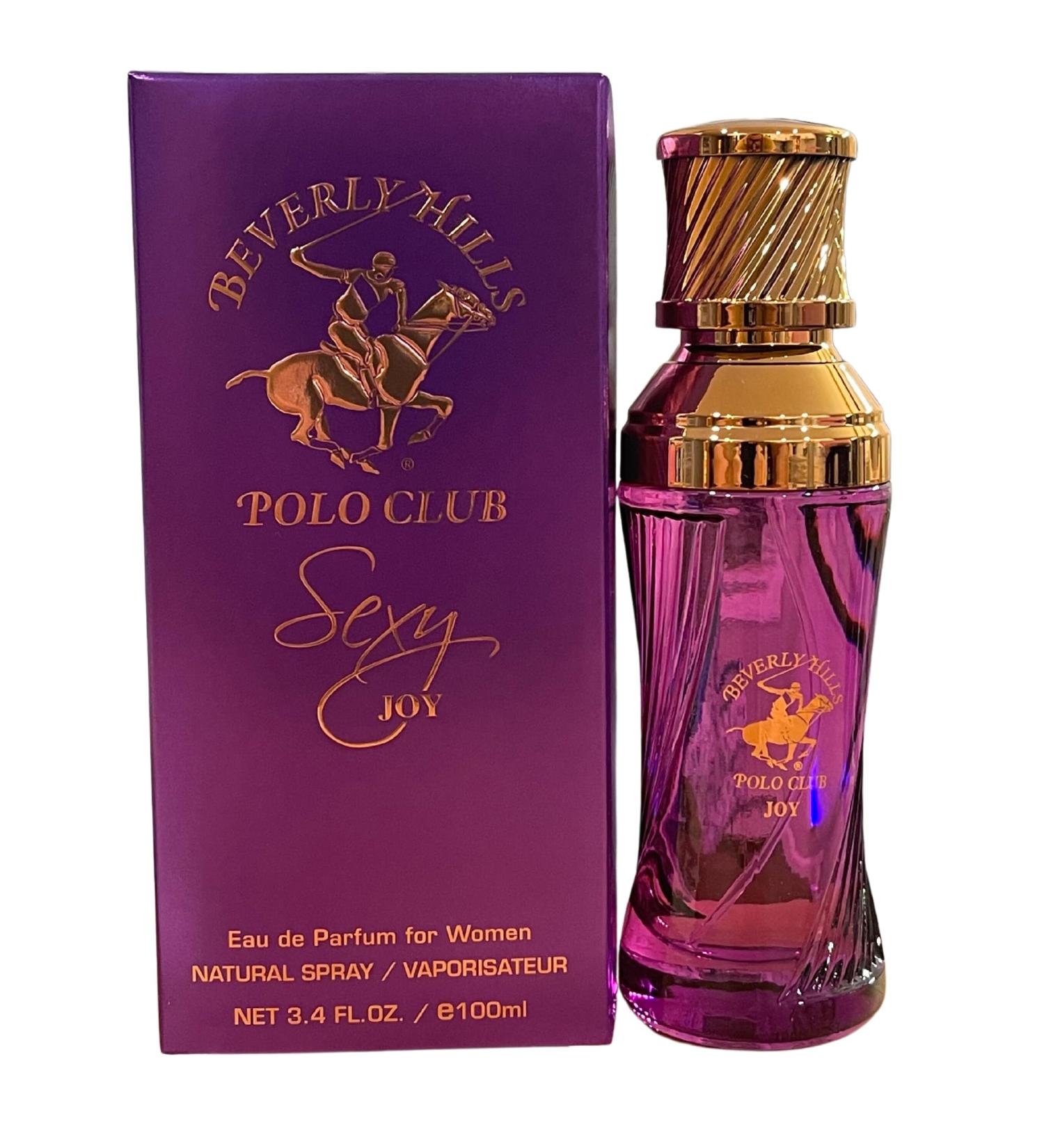 Beverly Hills Polo Club SEXY JOY - Long Lasting Perfume for Women - Floral & Fruity Fragrance Scent - Eau De Parfum Spray 3.40fl.oz / 100ml (Packaging May Vary)