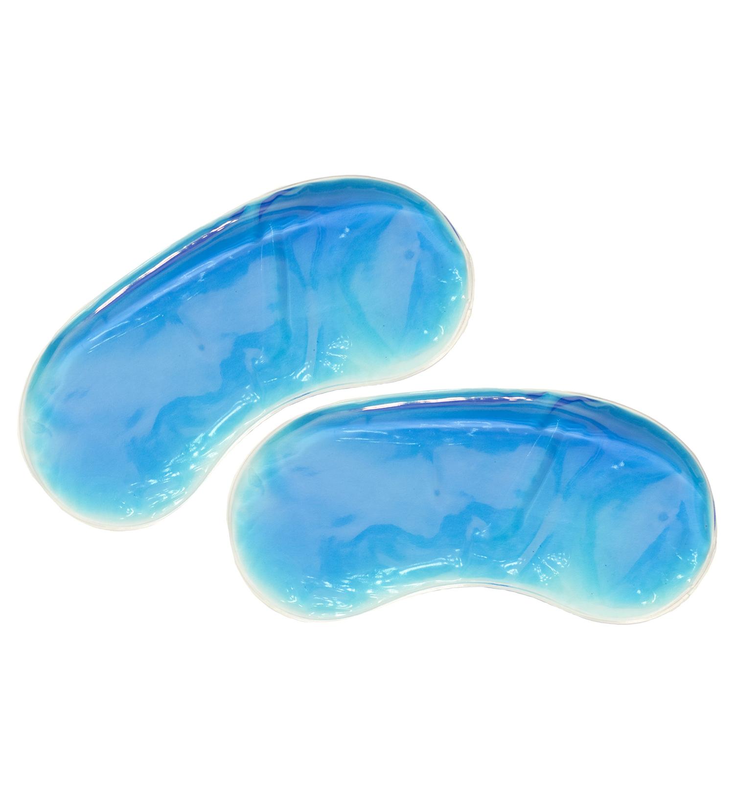 Silicone Blue Gel Pack Insert for Sleep Masks - Cold Compress & Heat Therapy - 2 Pack - Buy Online on GoSupps.com