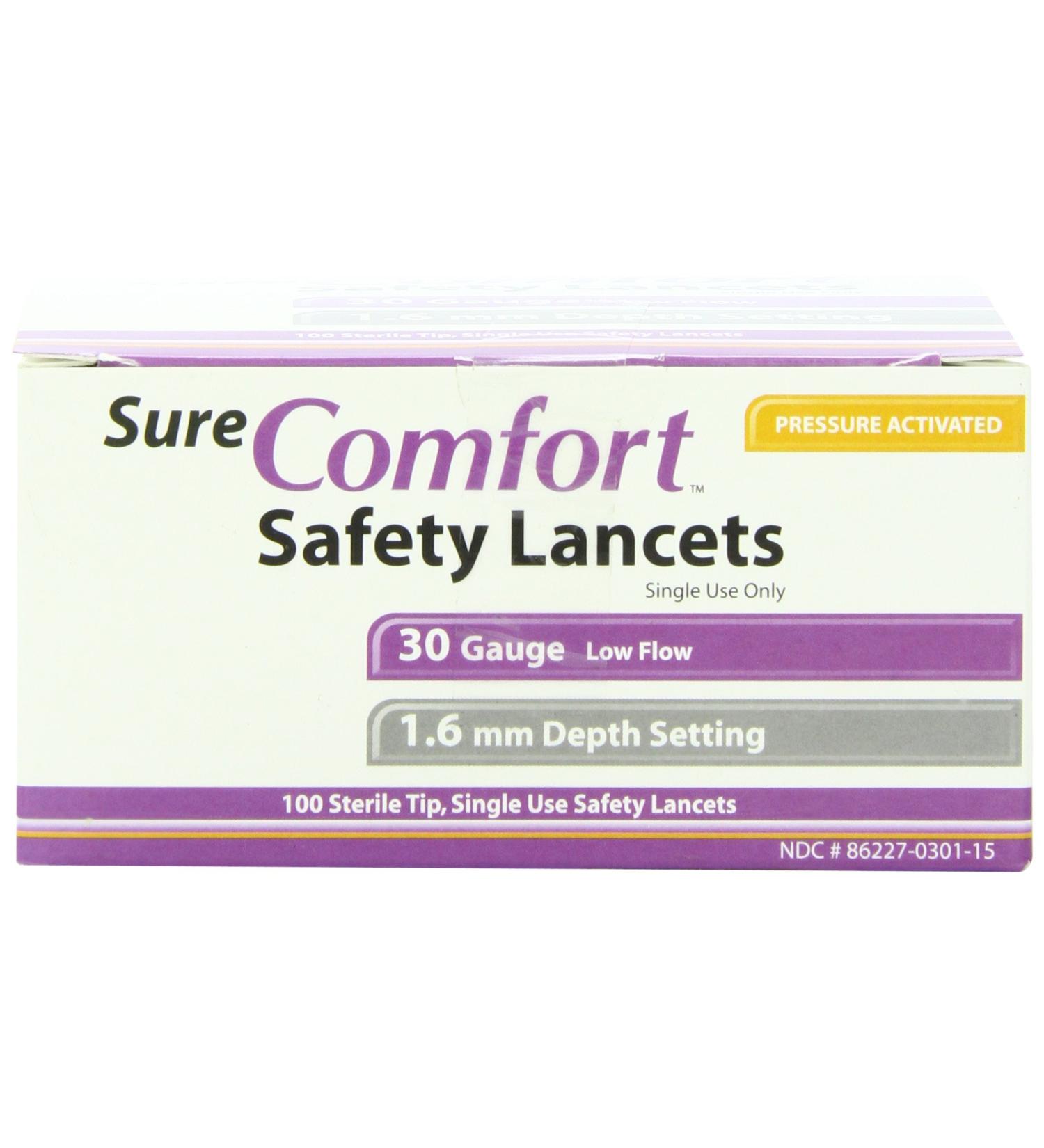 Buy Safety Lancet 30g - 100 Count | Fast International Shipping | Top Quality Medical Supplies - Buy Online on GoSupps.com