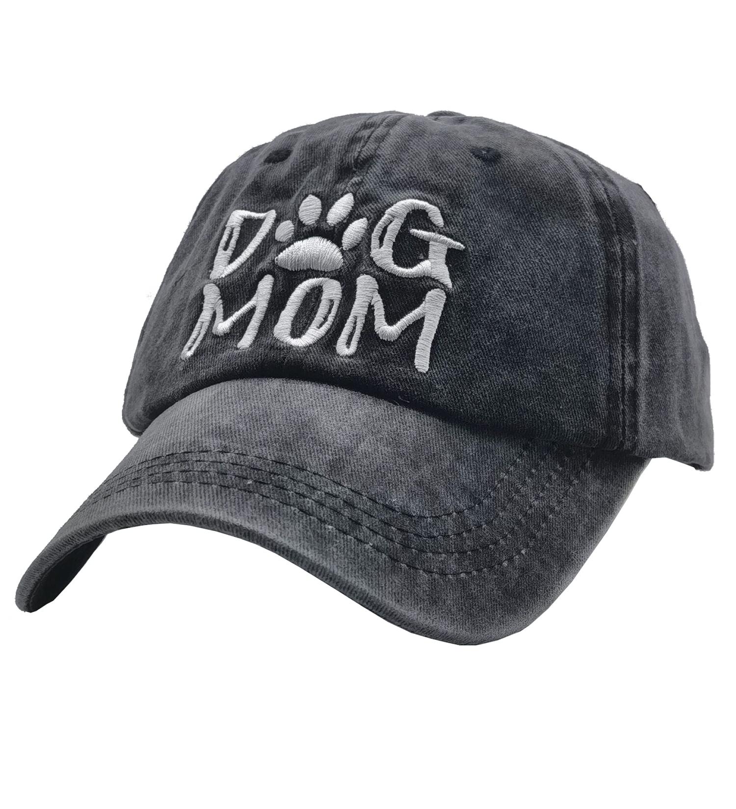 Waldeal Women's Embroidered Washed Baseball Cap - Adjustable Dog Mom Dad Hat One Size Fits All Black - Shop Now! - Buy Online on GoSupps.com
