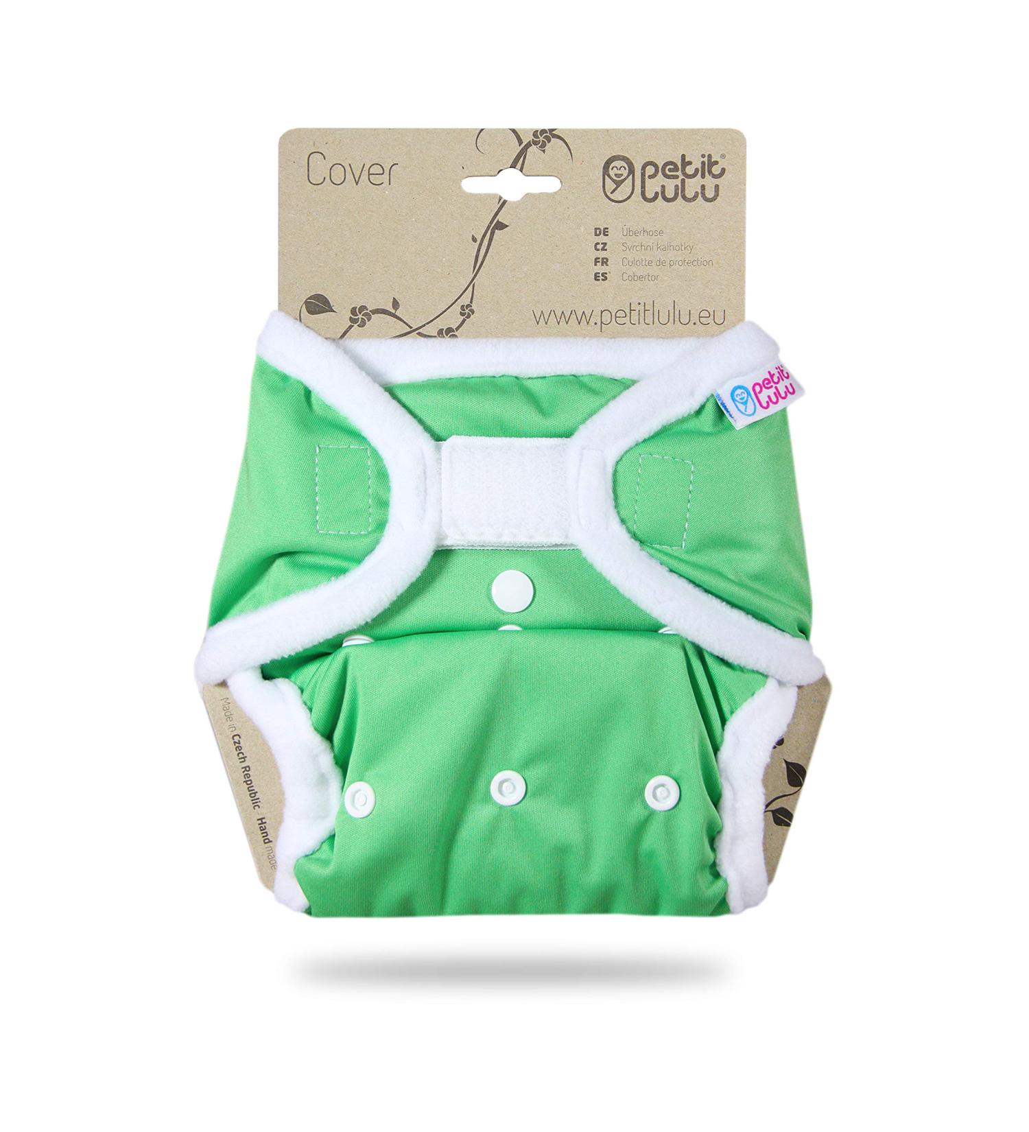 Shop Petit Lulu Size 2 Powy Overpants (5-16 kg) | Velcro | One Size Baby Diaper Pants | Washable & Waterproof Fleet Diapers | Eco-Friendly Made in EU - Buy Online on GoSupps.com
