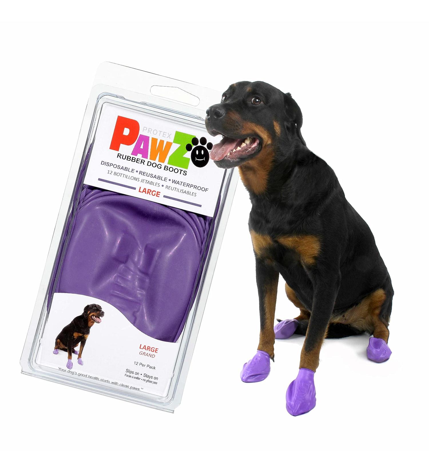 PAWZ 1055 PAWC-L Dog Boots - Durable Waterproof & Comfortable for All Breeds | Shop Internationally - Buy Online on GoSupps.com