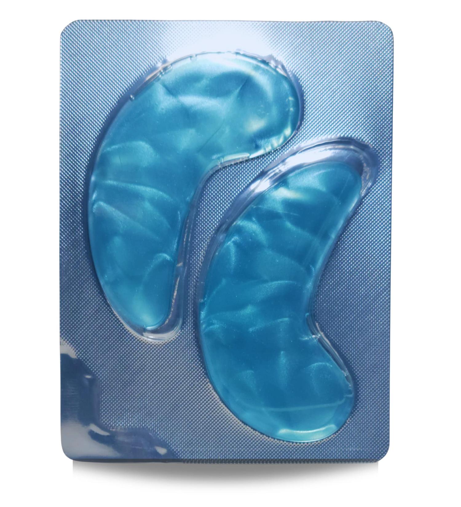 ZAQ Under Eye Mask Reduce Puffy Eyes  Undereye Bags  Wrinkles  Dark Circles - Under Eye Patches  Vegan Cruelty-Free Self Care (25 Pairs) (Ice Blue 25pc)