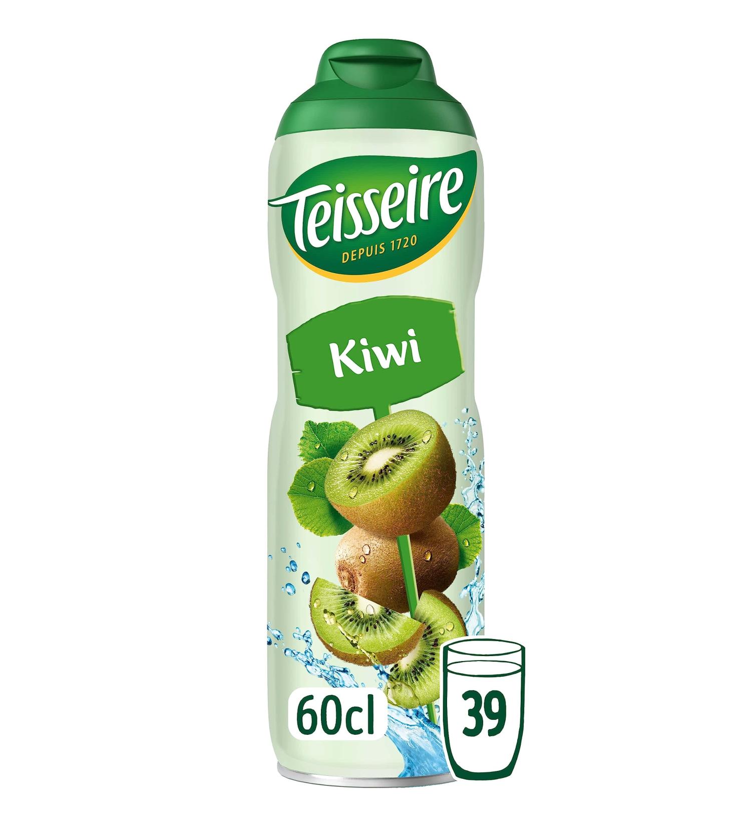 Teisseire Kiwi Syrup for Cocktail Refreshing Drink (60 cl) - Buy Online on GoSupps.com