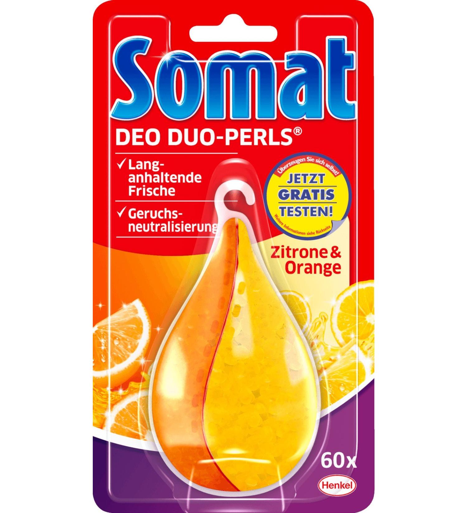 Somat - Lemon & Orange Flexi-Pearl Duo Deodorant - 17 G
