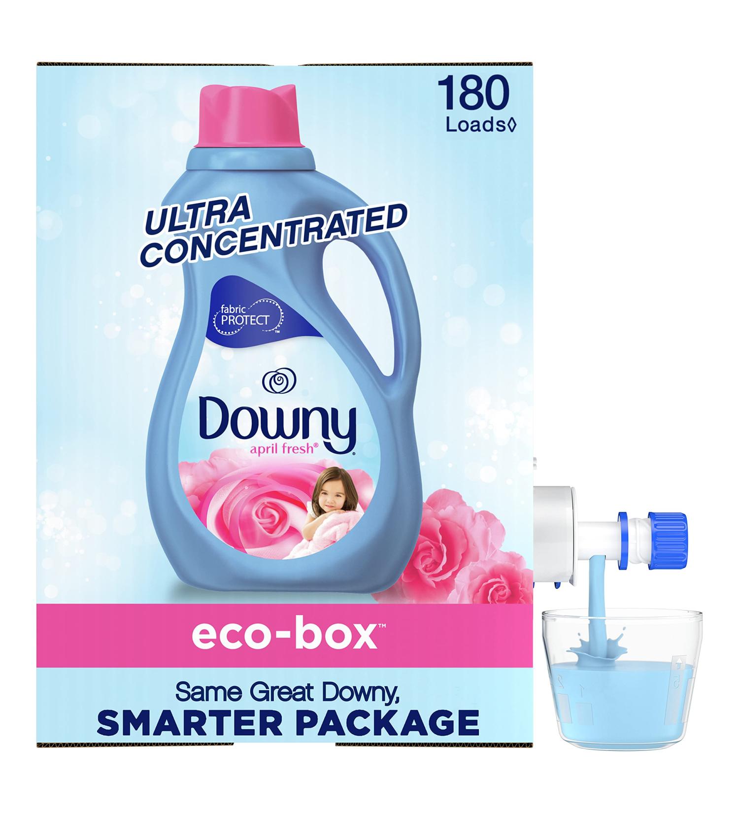 Downy Eco-Box April Fresh Fabric Softener - 180 Loads (105 fl oz) - Buy Online on GoSupps.com