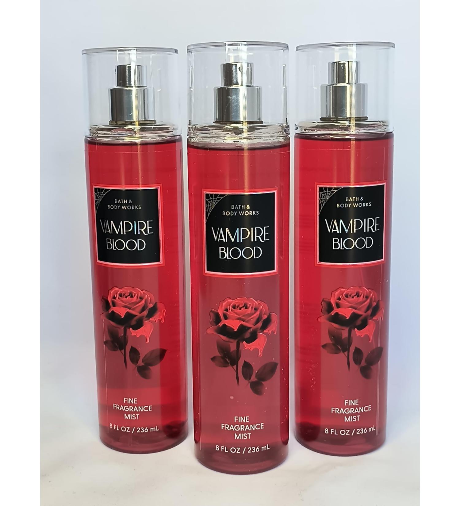 Bath & Body VAMPIRE BLOOD Fine Fragrance Mist 8 fl oz 3 Pack