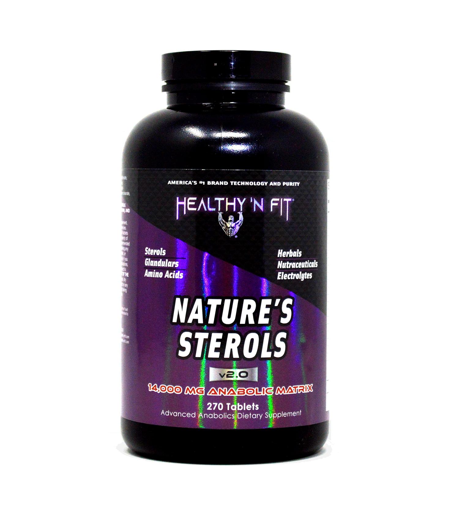 Healthy N Fit Nature s Sterols - 270 Tabs for Anabolic Support Amino Acids & Energizing Nutraceuticals - Buy Online on GoSupps.com