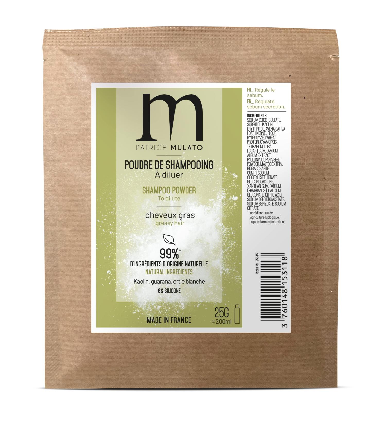 MULATO Oily hair shampoo powder 25 g