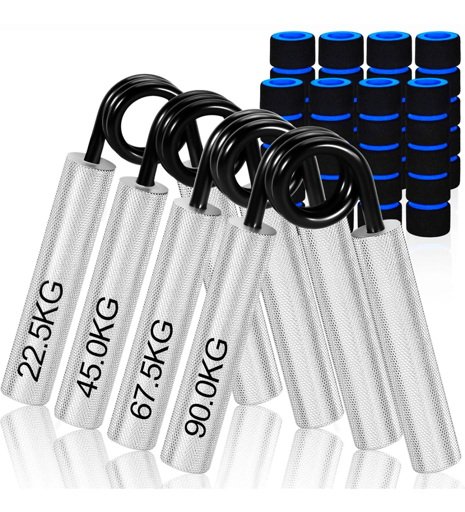 4-Pack Hand Trainer Set | Aluminum Forearm Grip Strength Trainer for Muscle Building & Rehabilitation (50/100LBS Options) - Buy Online on GoSupps.com