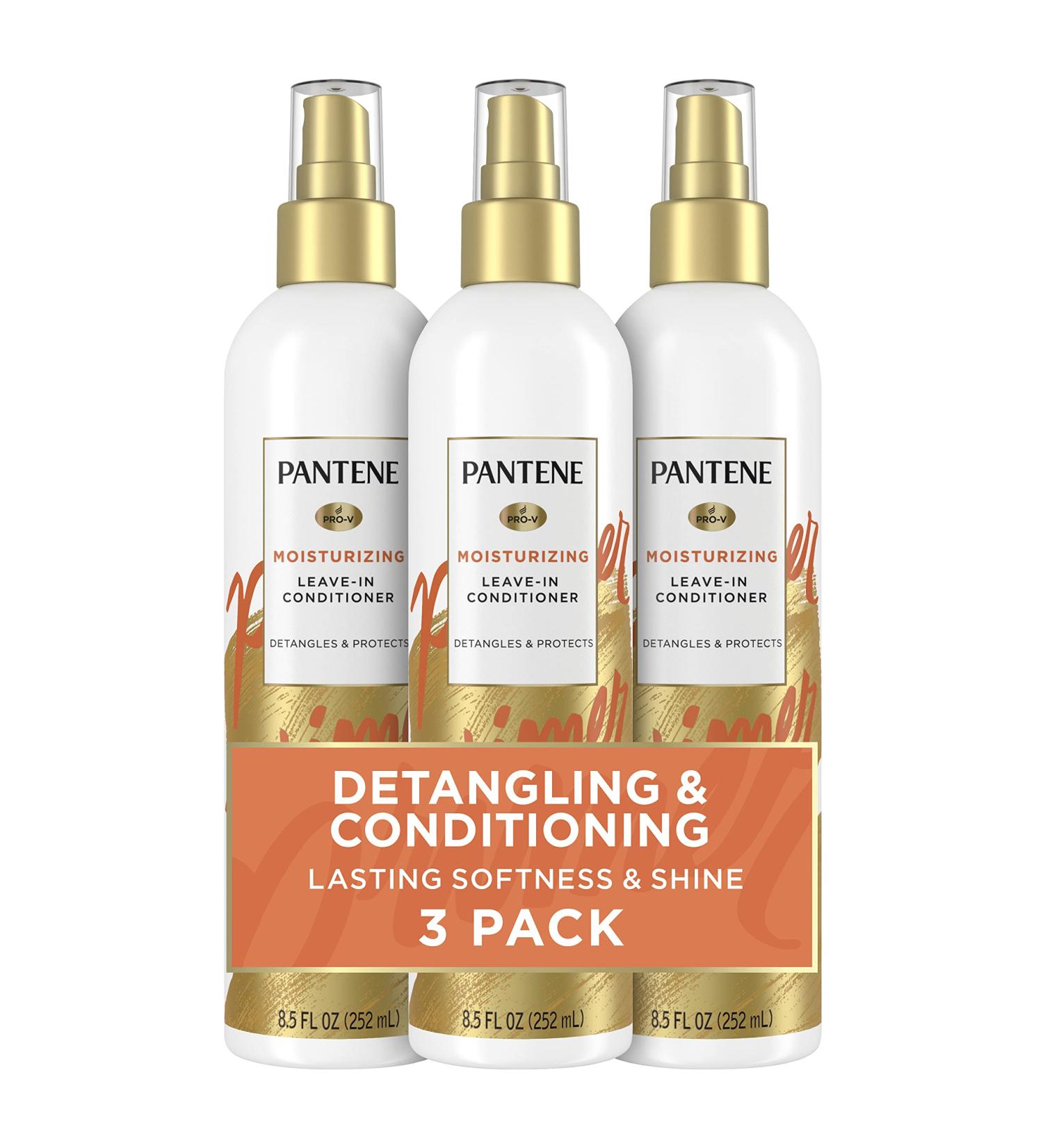 Pantene Pro-V Repair and Protect Conditioning Detangler Spray, 8.5 oz - Pack of 3 | Nutrient Boost for Damaged Hair - Buy Online on GoSupps.com