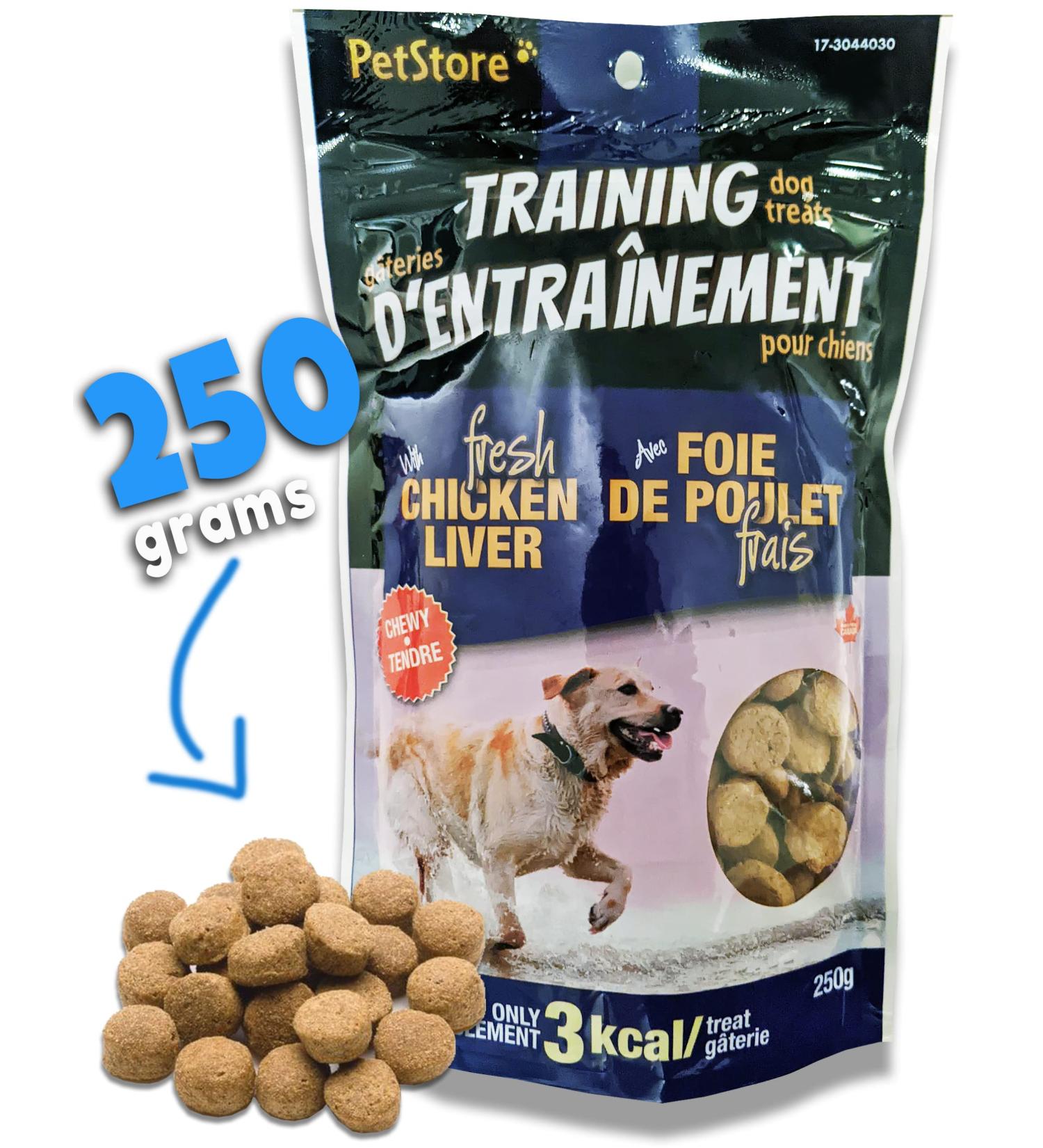 PetStore Dog Treats for Training with 100% Natural Chicken Liver Chewy Small Dogs Medium Dogs Large Dogs Dog Training Treats. The Perfect High Value Training Reward | 250g - Buy Online on GoSupps.com