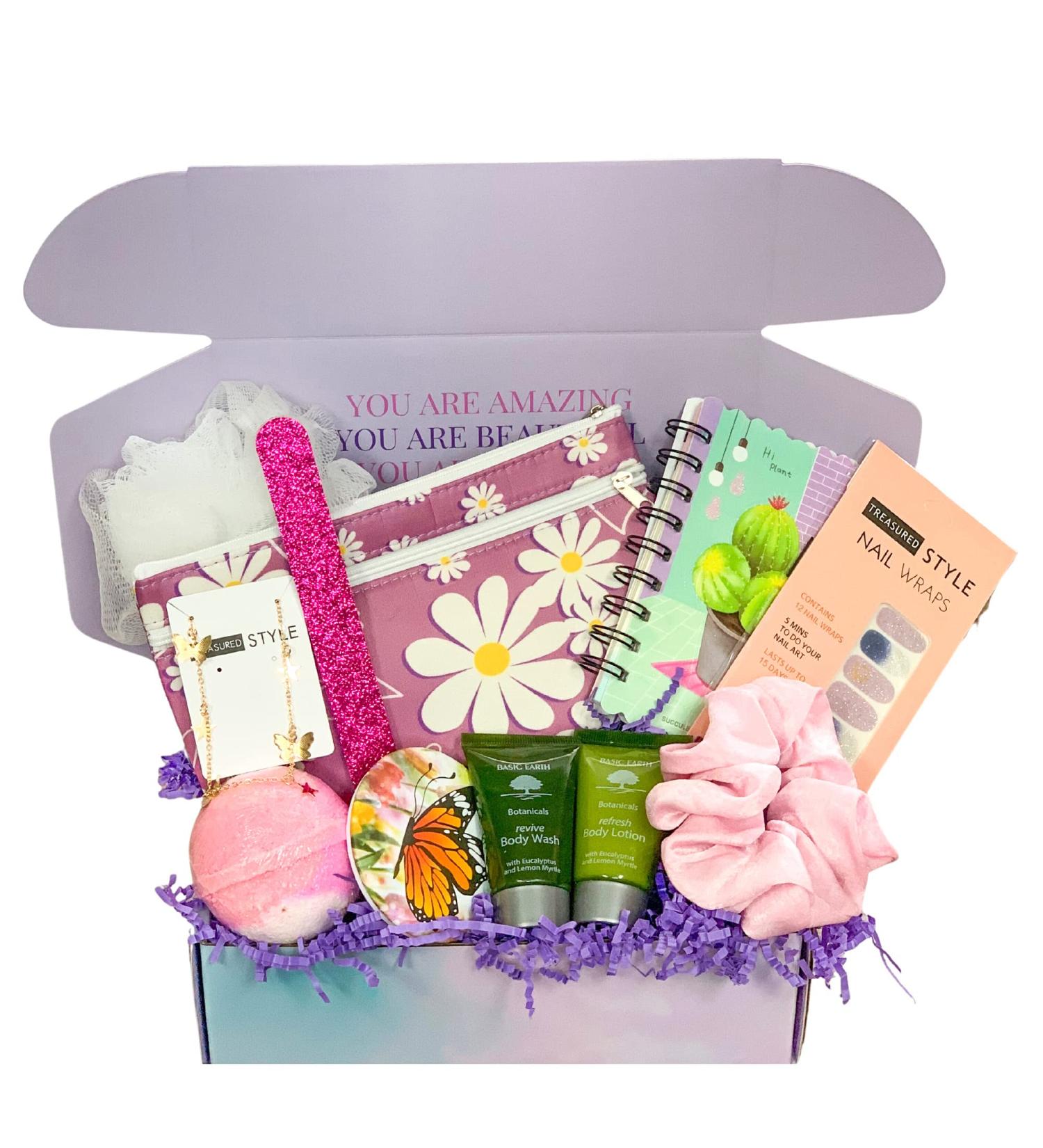 Teen Girl Gift Box Teen Girl Self Care Gift Basket Teen Girl Graduation Gift Tween Daughter Care Package Teen Girl Spa Gift Birthday Gift For Tween Girl Granddaughter Gift Set Get Well Soon Teen Gift - Buy Online on GoSupps.com