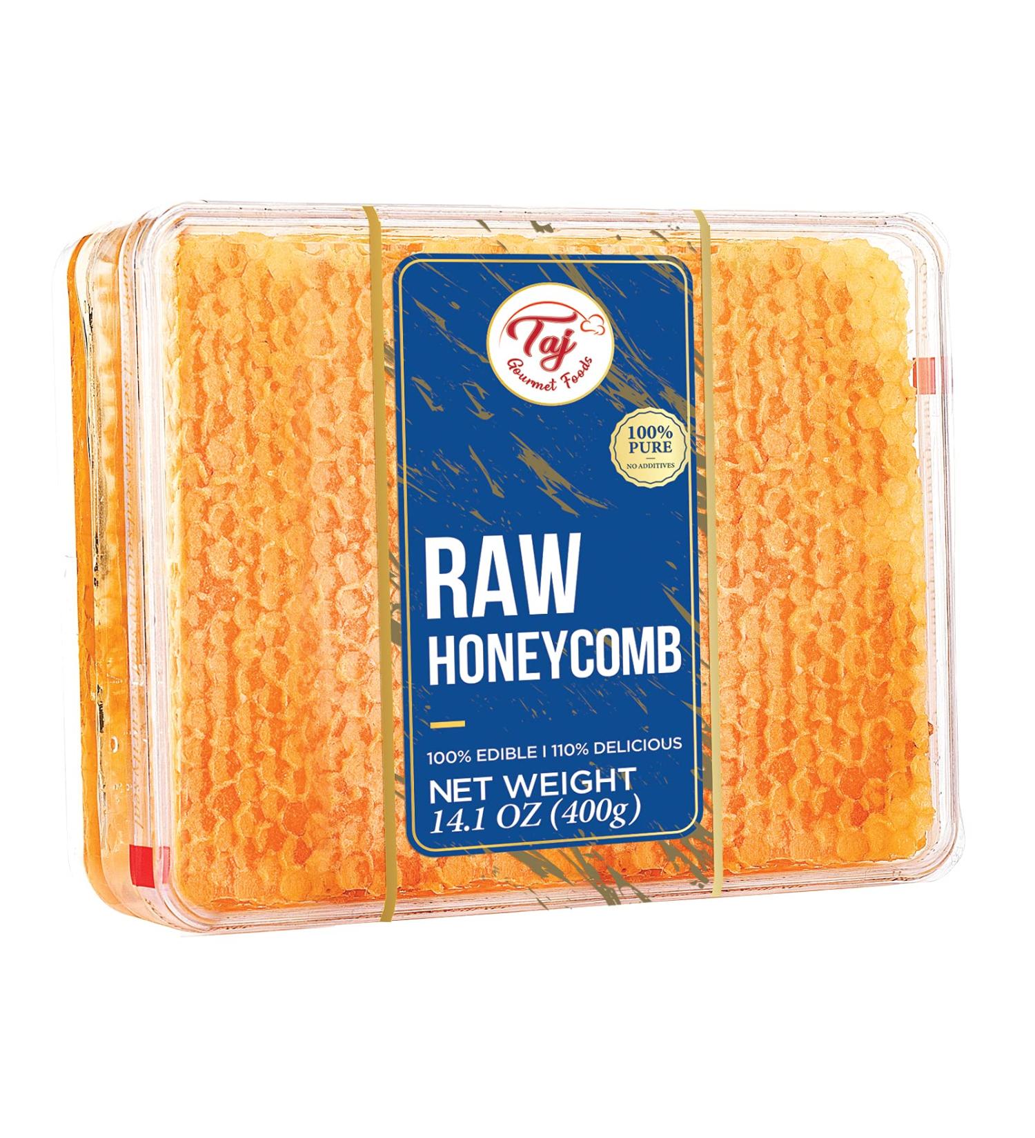 Great Bazaar 100% Pure Turkish Raw Honeycomb - Raw Edible Honey with Honeycomb 400g - Buy Online on GoSupps.com