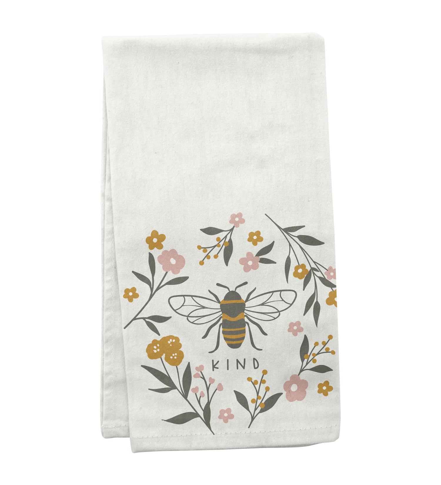 Flora Tea Towel BEE