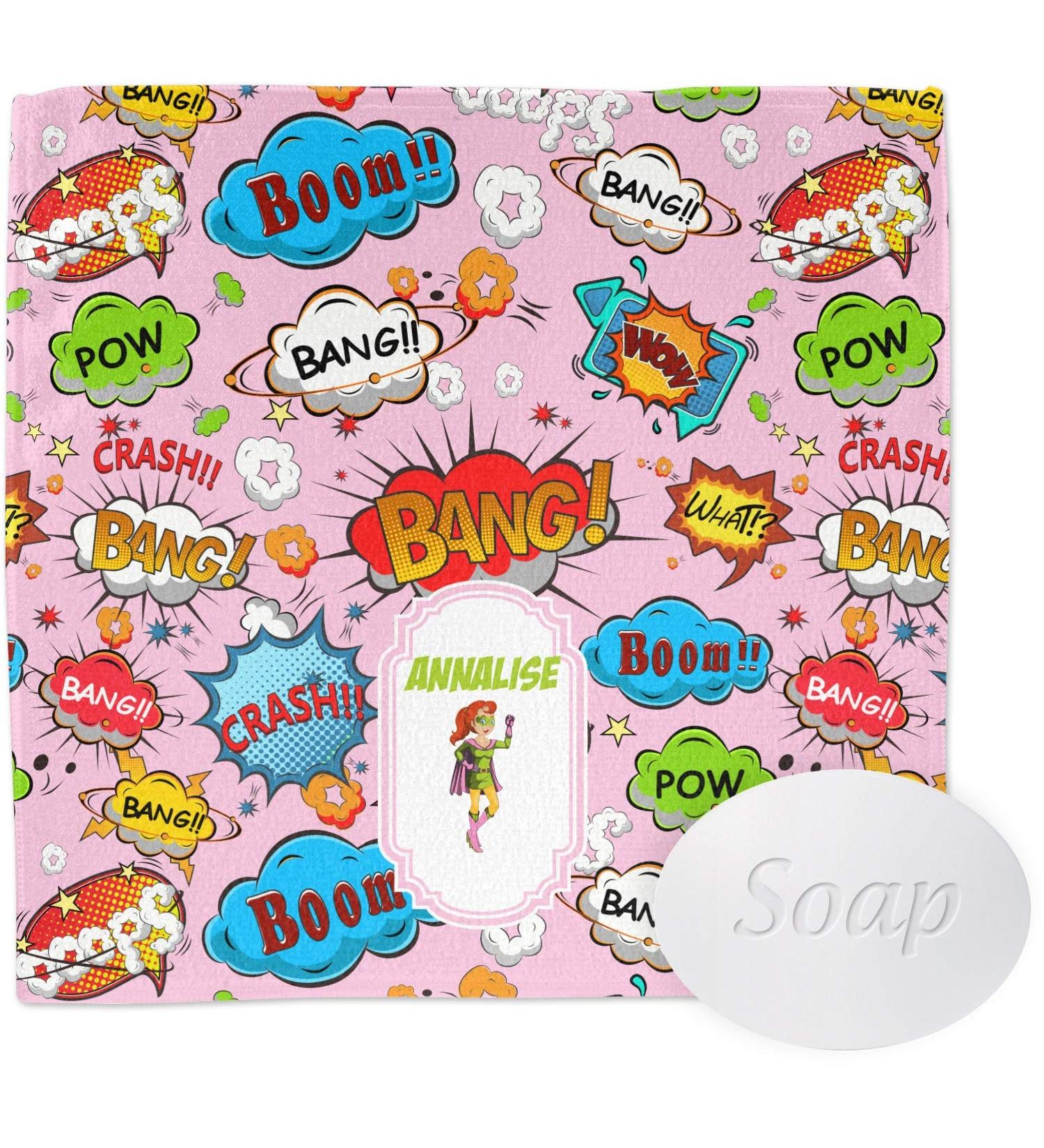Personalized Woman Superhero Washcloth | YouCustomizeIt Unique Gifts & International Shipping - Buy Online on GoSupps.com