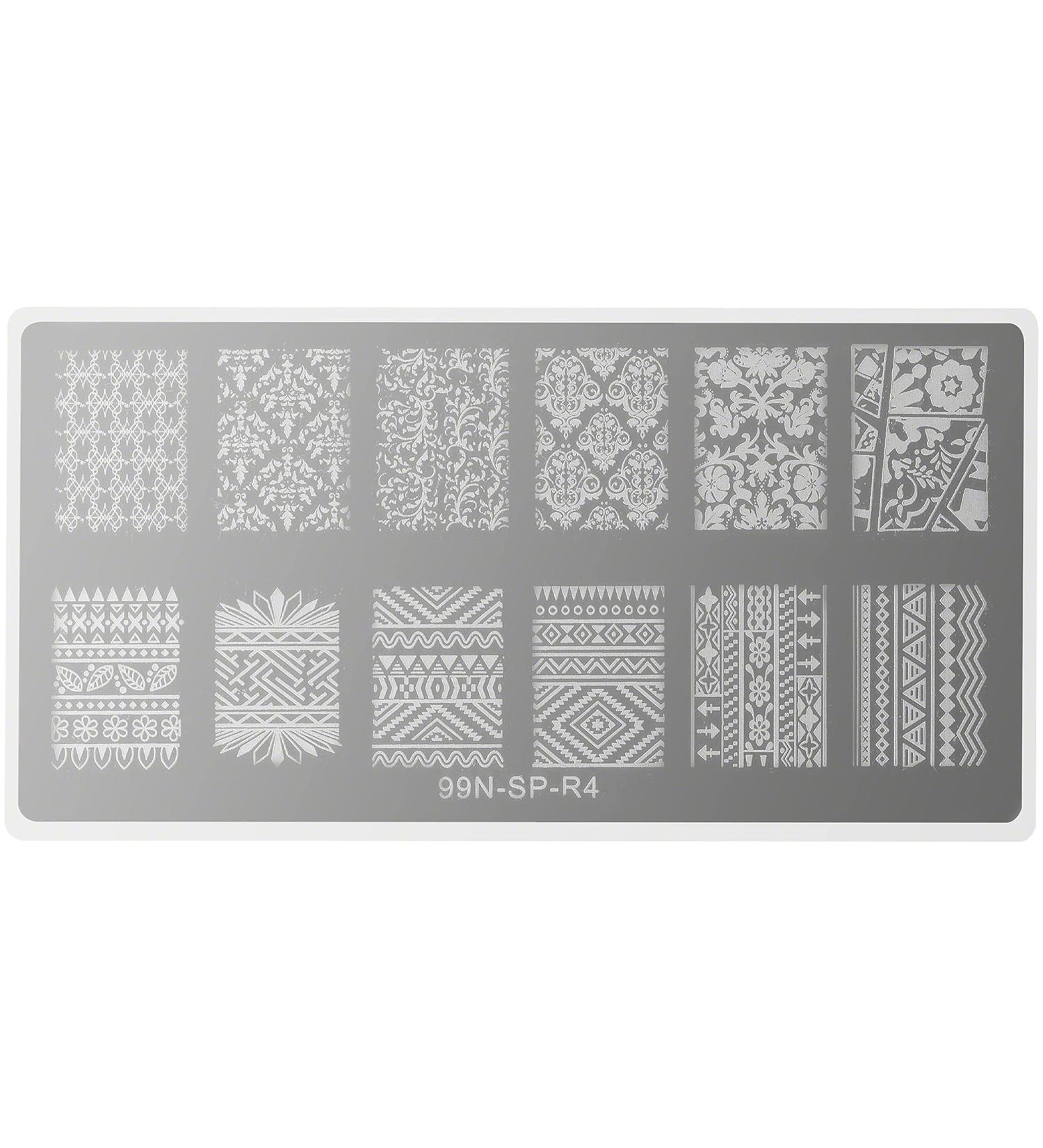 99nails Stamping Plate Rectangle - Mystery | High-Quality Nail Art Tool for Creative Designs - Shop Internationally! - Buy Online on GoSupps.com