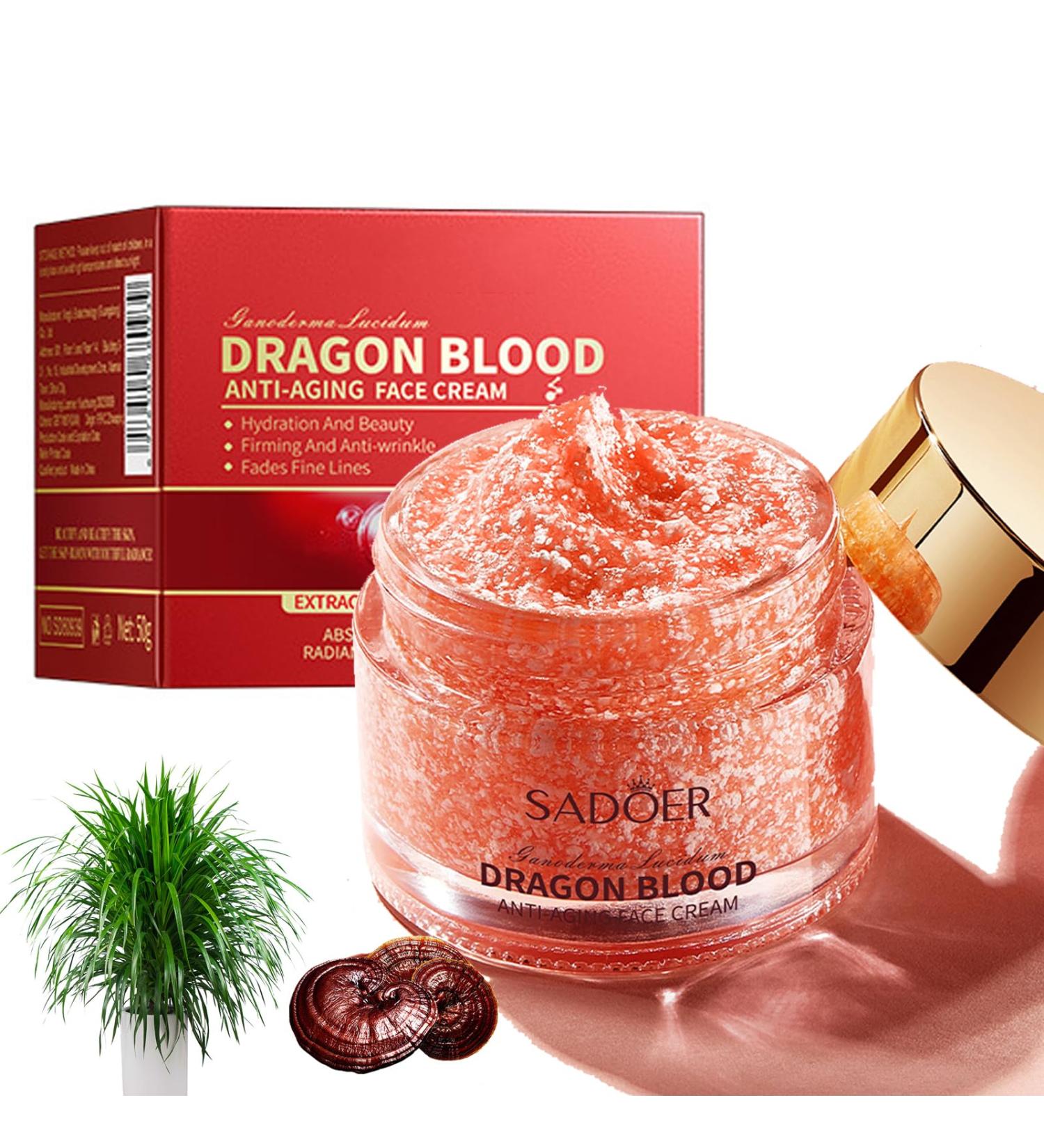 Dragon Blood Facial Cream 2024 Retinol Placenta Dragon Blood Cream Anti-wrinkle Dragons Blood Easy Cream Hydrating & Moisturising Dragon Cream for All Skin Types 50g - Buy Online on GoSupps.com