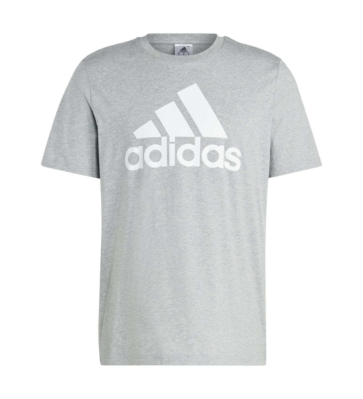 Buy adidas Men's Essentials Long Sleeve T-Shirt - Big Logo XL Medium Grey Heather | International Shipping Available - Buy Online on GoSupps.com