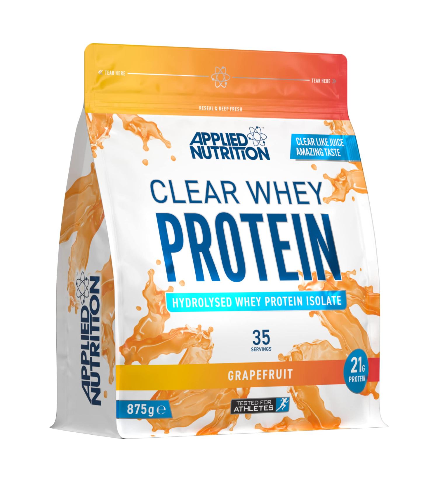 Applied Nutrition Clear Whey Isolate Grapefruit - 875g High Protein Powder 35 Servings - Buy Online on GoSupps.com
