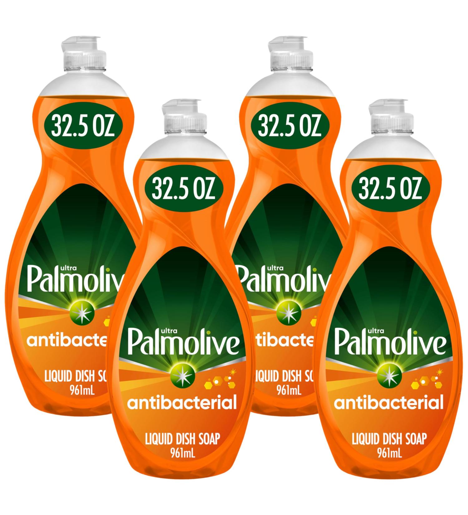 Buy Palmolive Ultra Antibacterial Dish Liquid - 32.5 Fl Oz (Pack of 4) | International Shipping Available - Buy Online on GoSupps.com