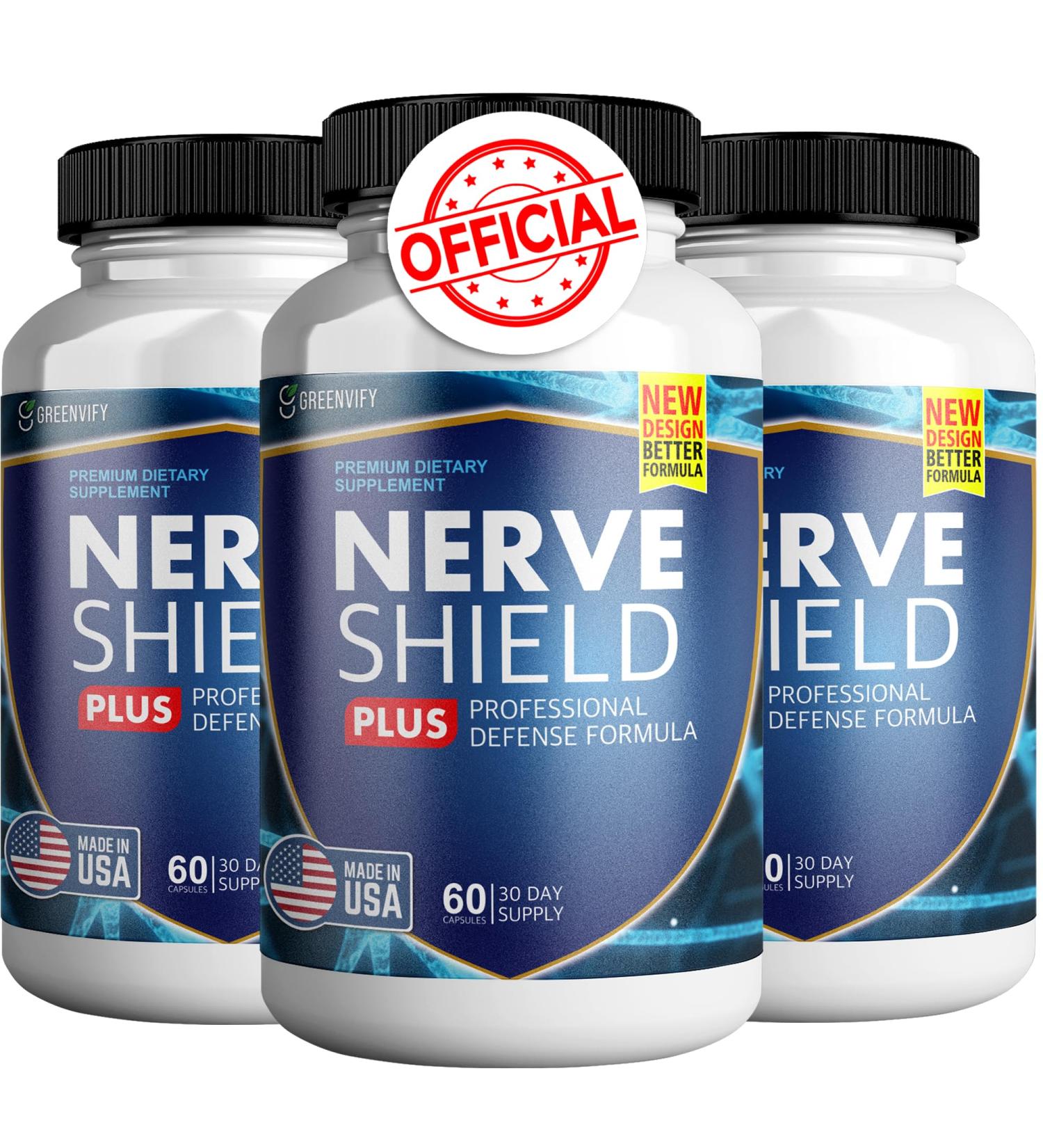 Nerve Shield Plus Pro - Advanced Nerve Health Formula for Relief & Long-Term Support | Shop Internationally - Buy Online on GoSupps.com