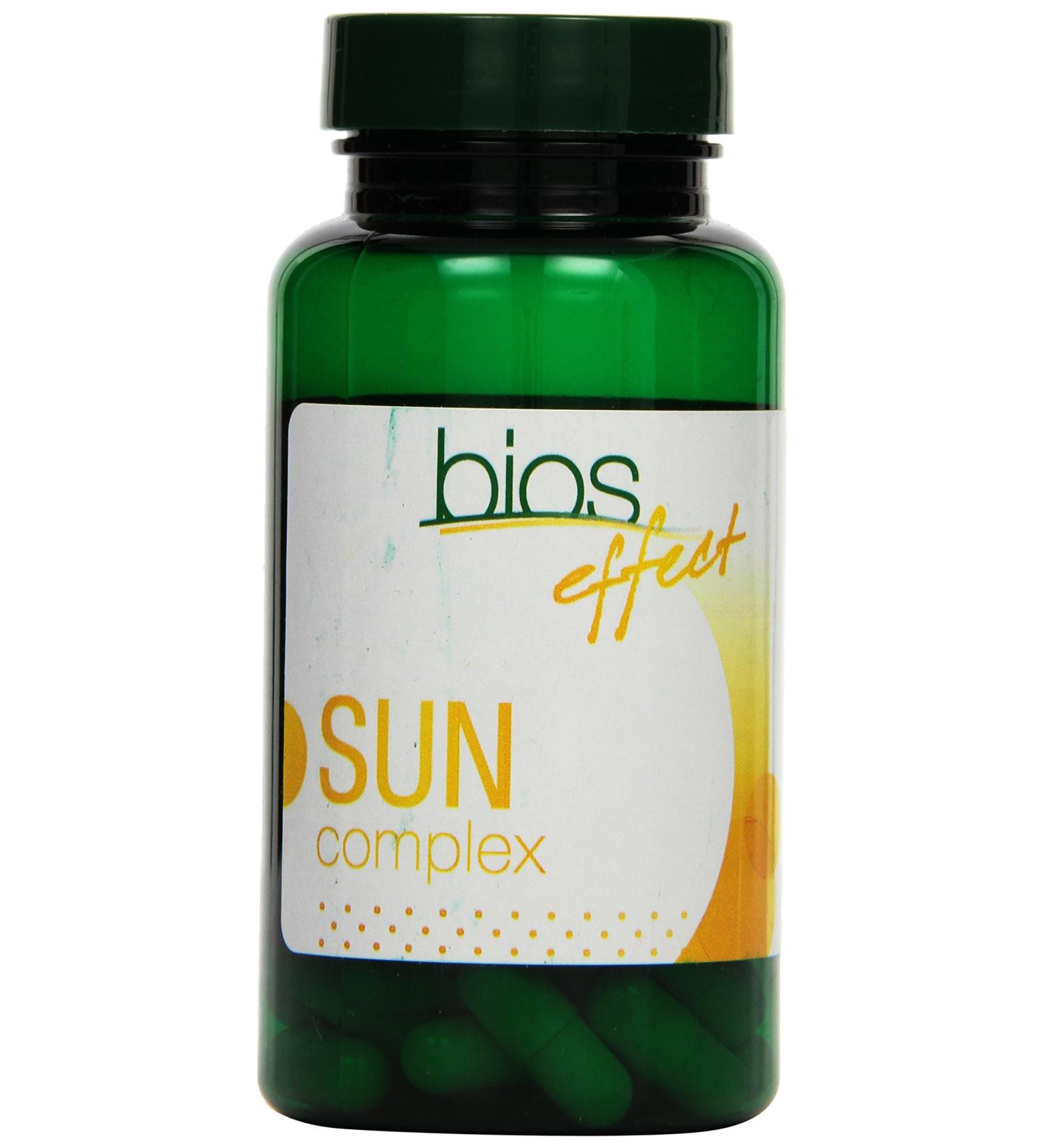 Bios Effect Sun Complex - 60 Capsules | Ideal for Skin Health & Sun Protection | International Shipping Available - Buy Online on GoSupps.com