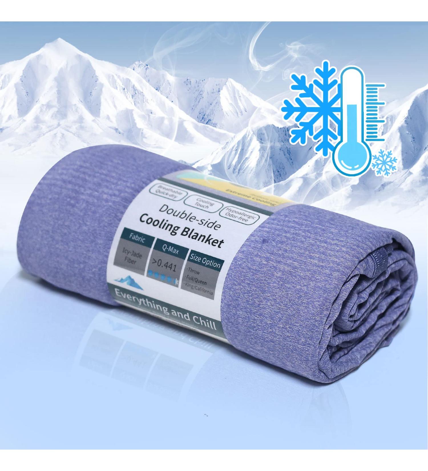 Buy Ailemei Cooling Ceiling for Hot Sleepers Double-Sided Cold Effect Queen Size 228.6x228.6 cm Breathable Summer Comfort Ideal for Night Sweats - Buy Online on GoSupps.com