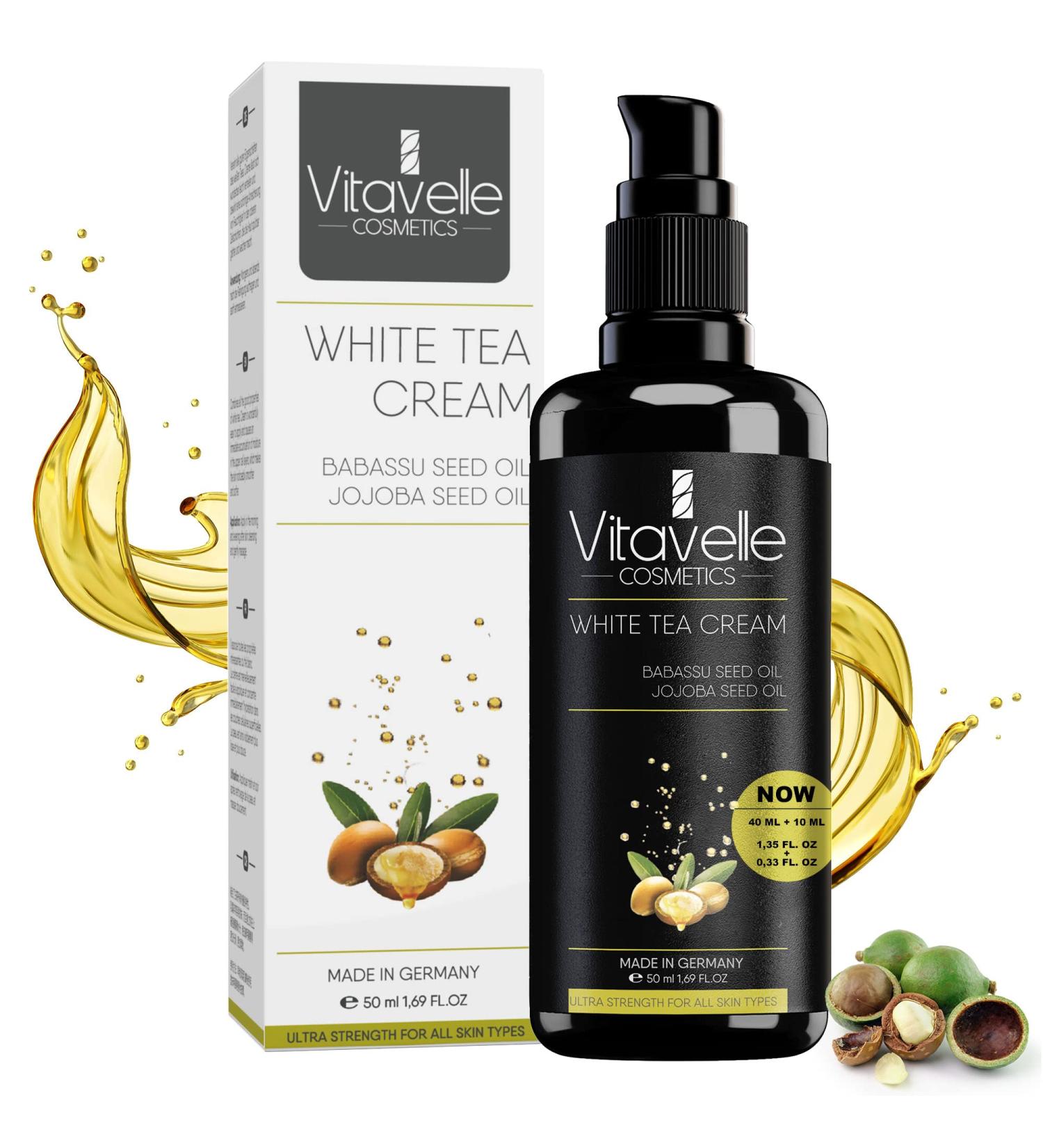 Acne Face Moisturizer for Women & Men - Antioxidant-Rich Lightweight Cream with White Tea & Jojoba Oil - Paraben-Free Acne Solution (50ml + 10ml - Buy Online on GoSupps.com