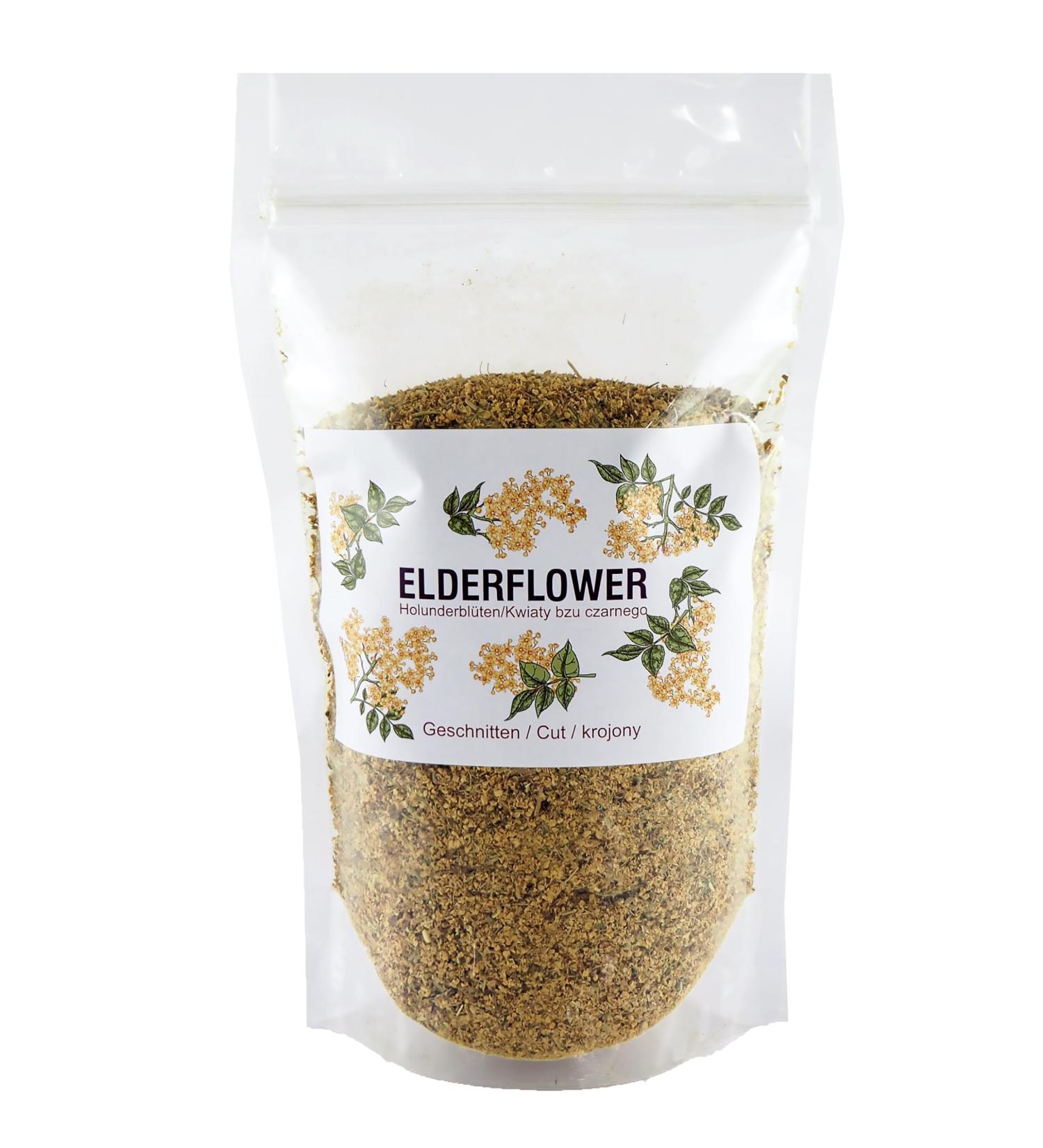  Planta Vera Elderflower Tea Dried Elderberry Flowers Elderberry Flowers Herbal Tea 300 g - Buy Online on GoSupps.com