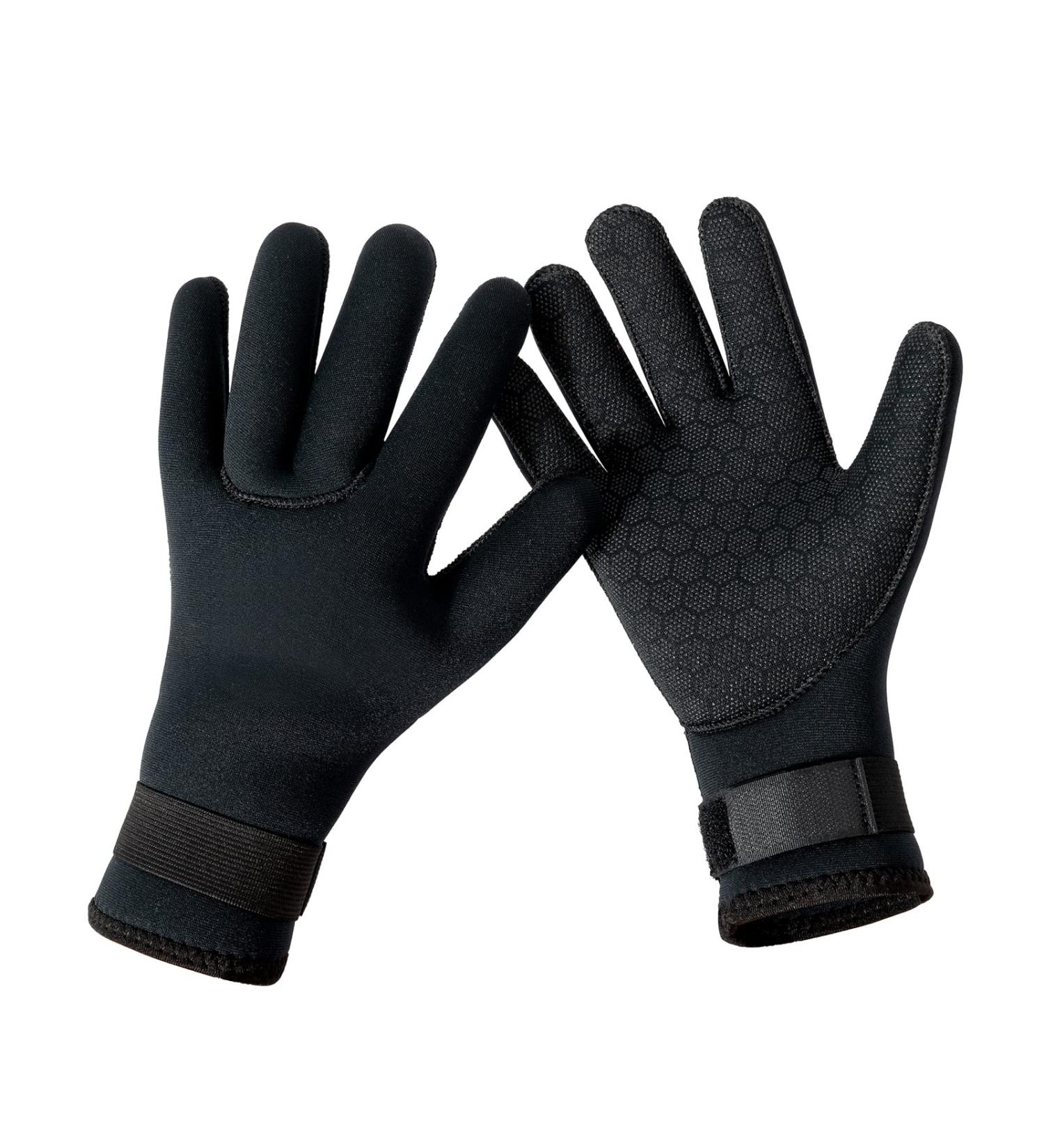 YDQUANI 3mm Neoprene Wetsuit Gloves | Thermal Anti-Slip Scuba Gloves for Diving, Snorkeling, Surfing | Men Women | Medium Black - Buy Online on GoSupps.com