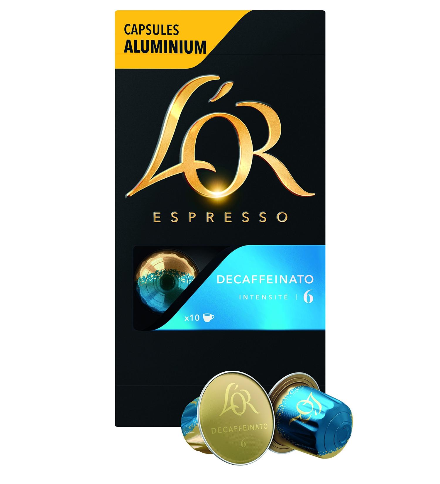  L'Or Espresso L'Or Espresso Decaffeinato Coffee Intensity 6 10 x 52 g - Buy Online on GoSupps.com